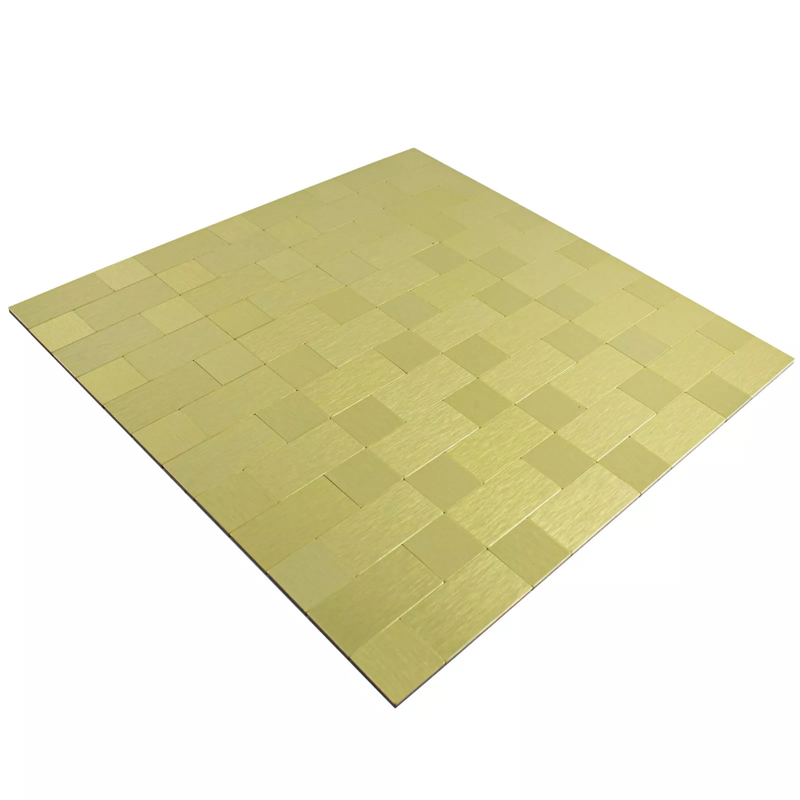 Sample from Mosaic Tiles Metal Self Adhesive Vryburg Gold Combi