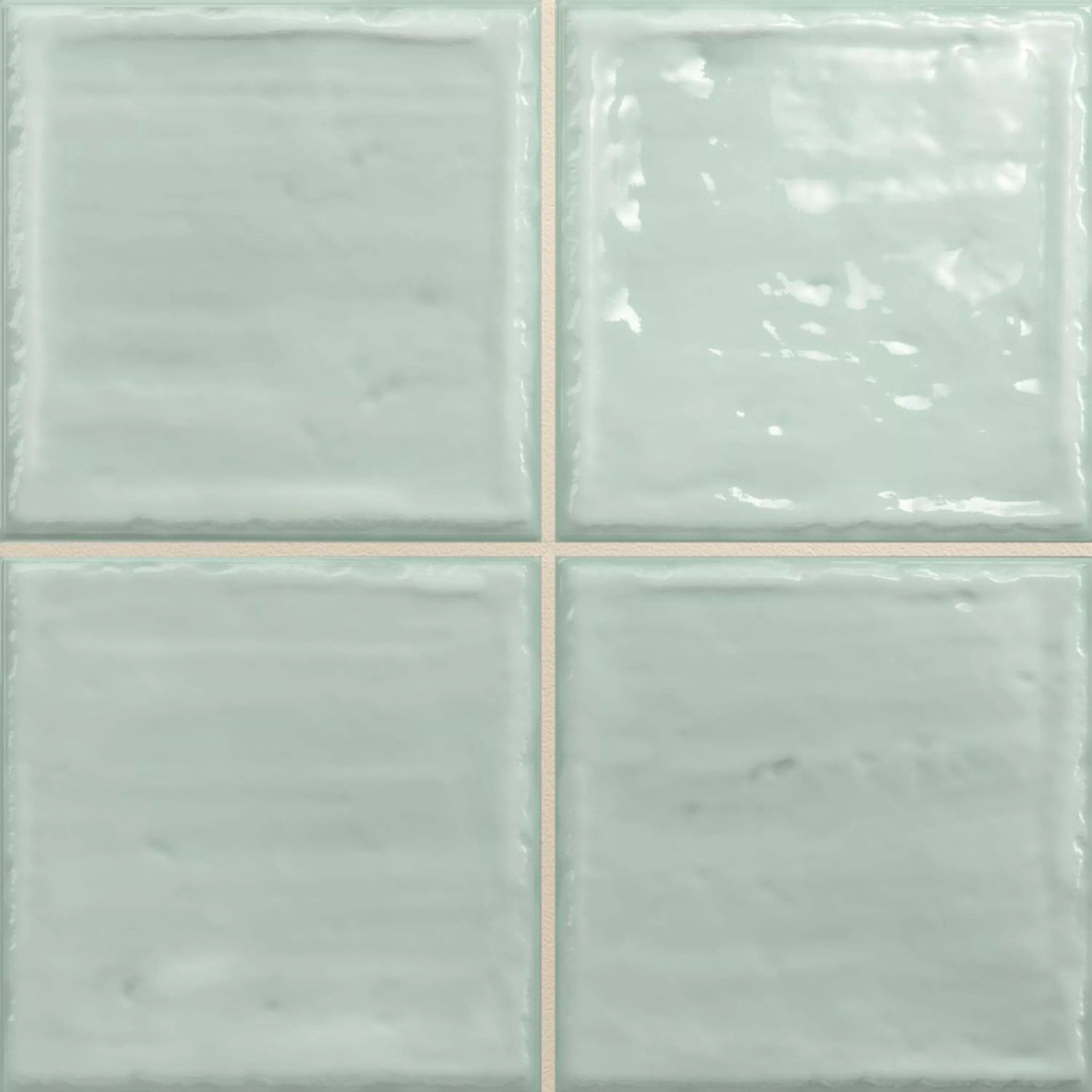 Wall Tiles Verbania Glossy Waved Cyan 20x20cm Wall Tiles Verbania Glossy Waved Cyan 20x20cm