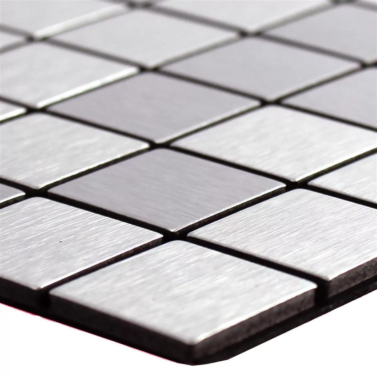 Metal Mosaic Tiles Wygon Self Adhesive Silver 25mm Metal Mosaic Tiles Wygon Self Adhesive Silver 25mm