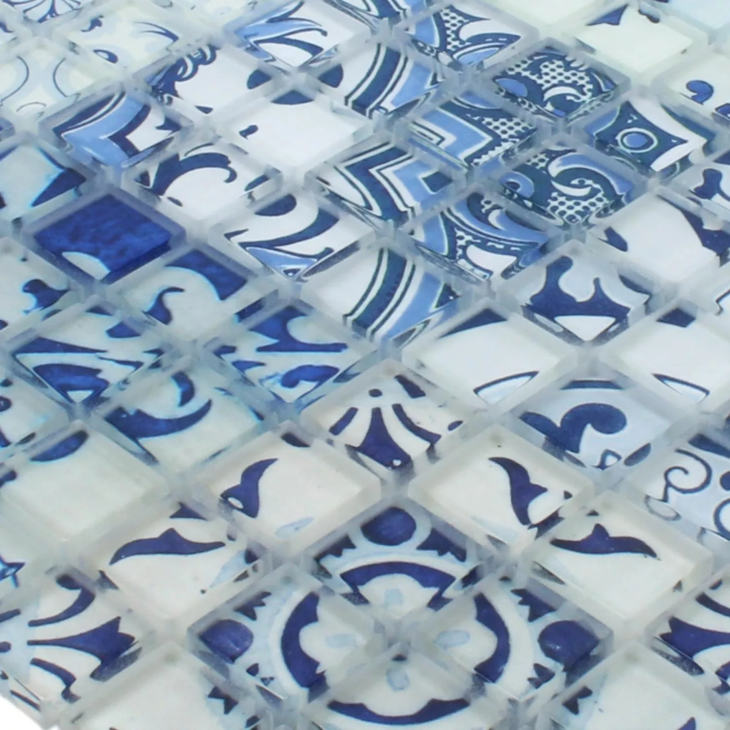 Sample Mosaic Tiles Glass Inspiration Grey