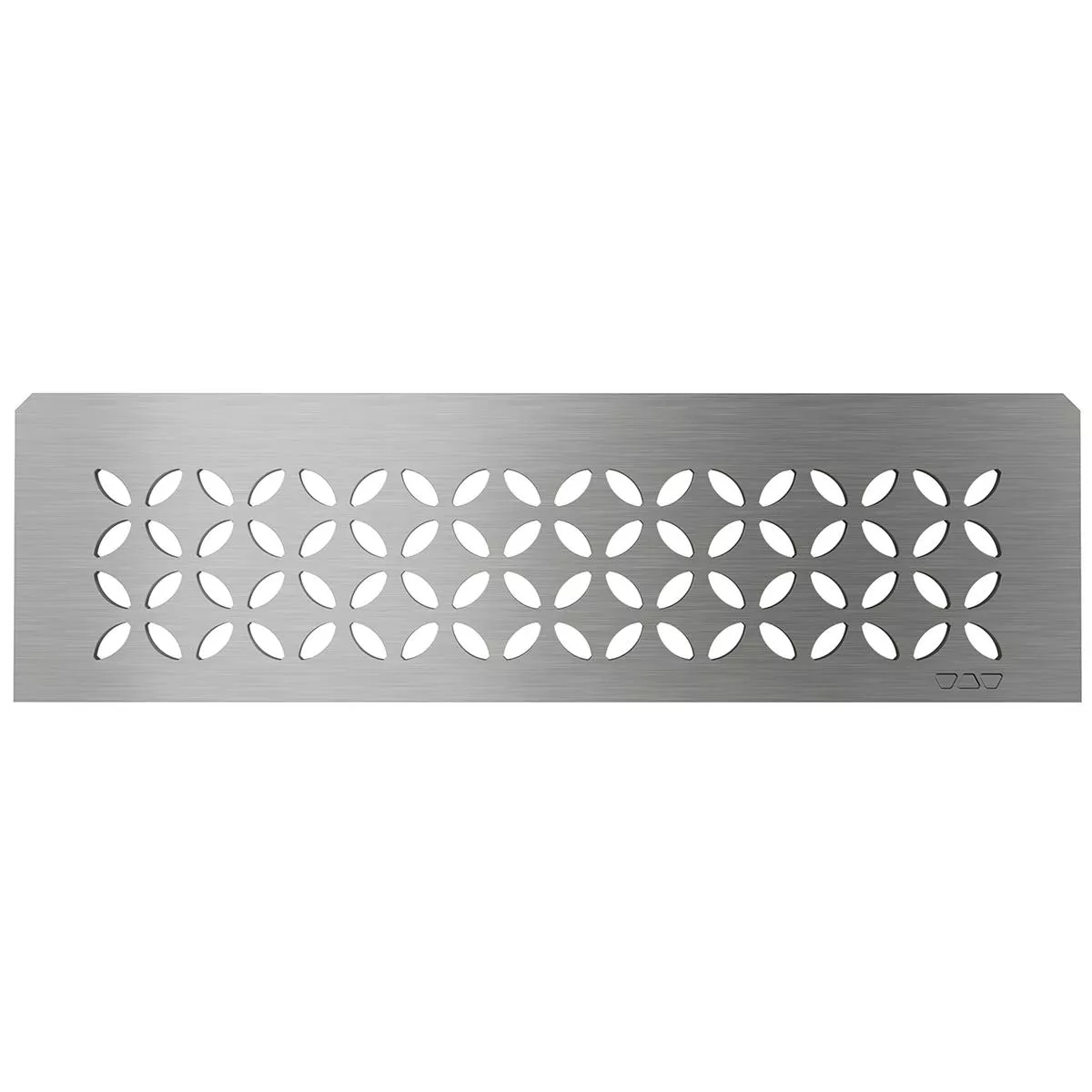 Nischen Wandablage Schlüter Rechteck 30x8,7cm Floral Silber