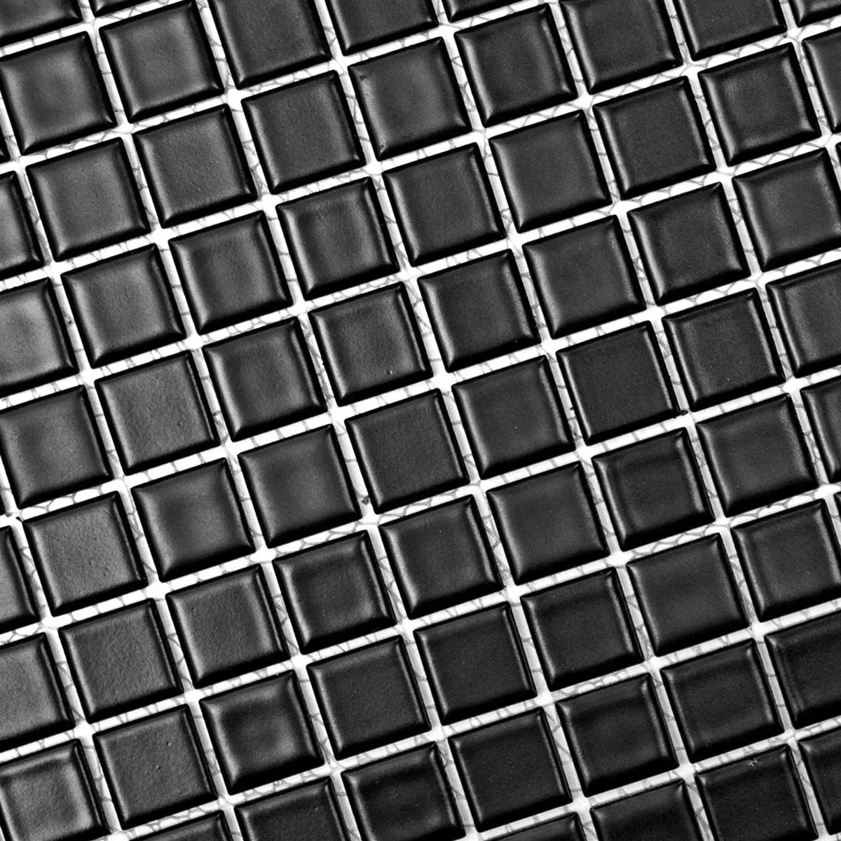 Mosaic Tiles Ceramic Black Mat