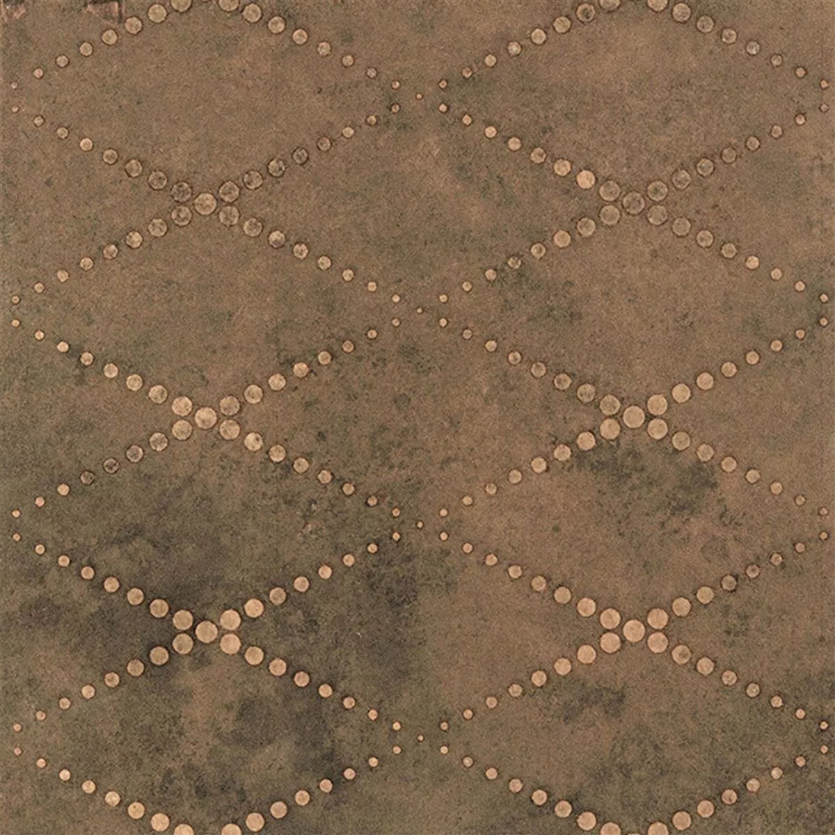 Sample Floor Tiles Chicago Metal Optic Bronze R9 - 18,5x18,5cm - 2