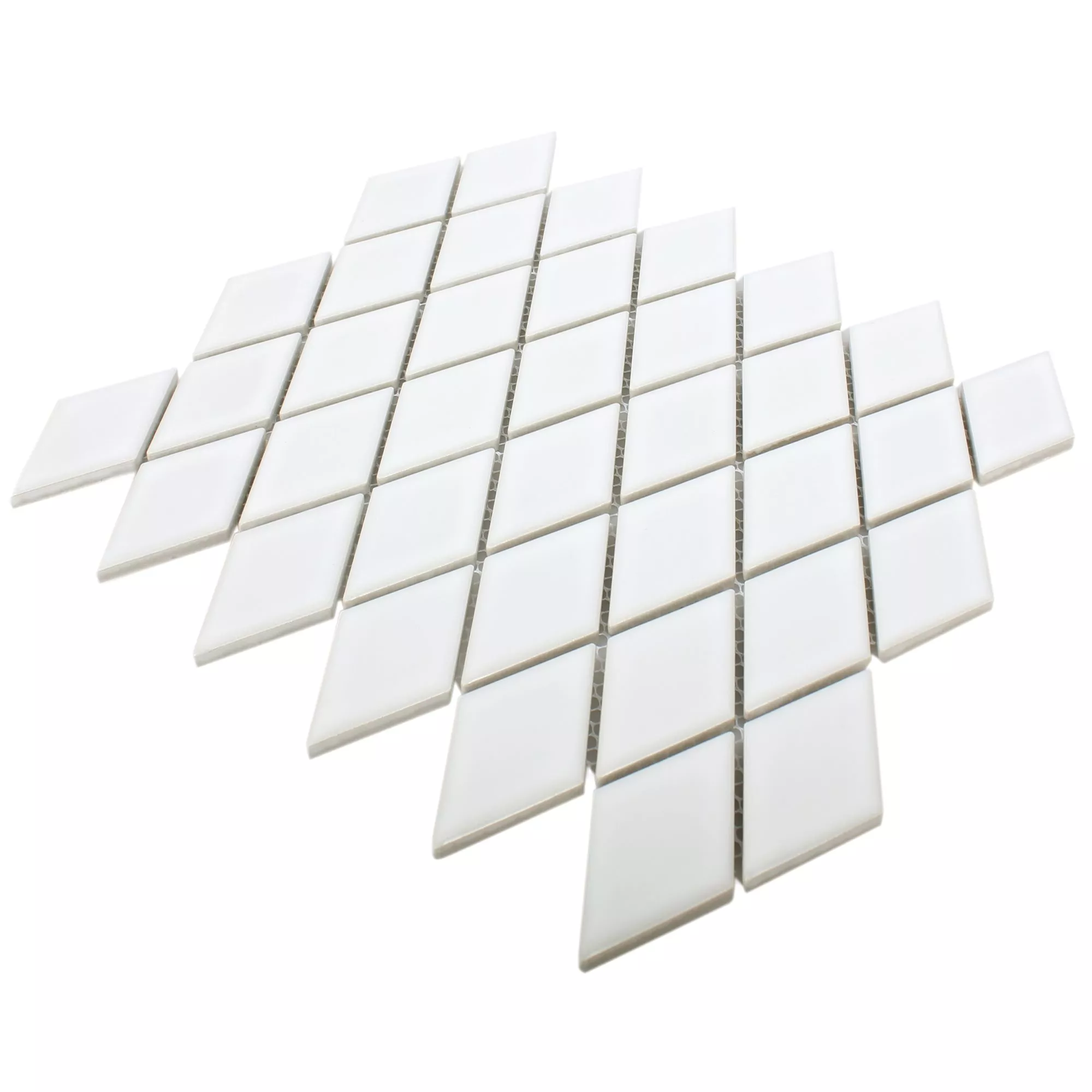 Sample Ceramic Mosaic Tiles Muscovy Karo White