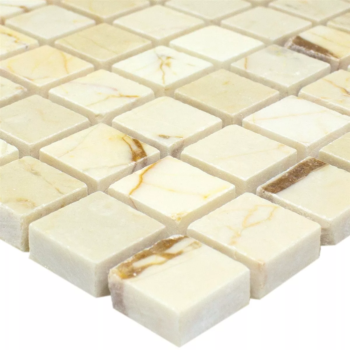 Mosaic Tile Adalya Cream Gold