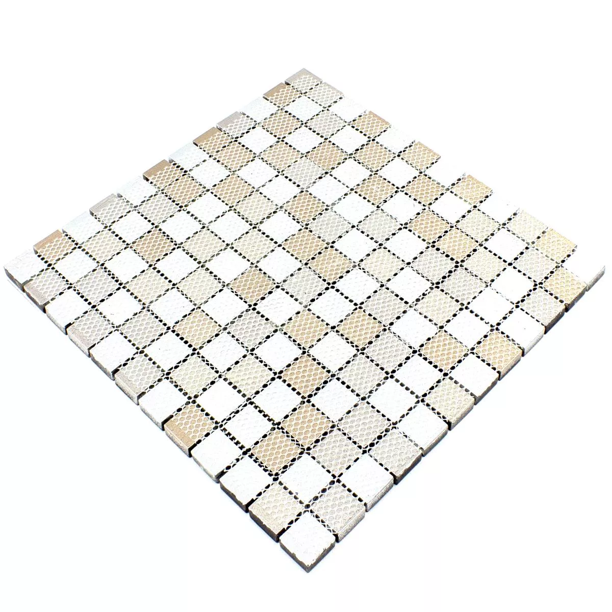 Sample Glass Mosaic Tiles Tyson Structured Bronze