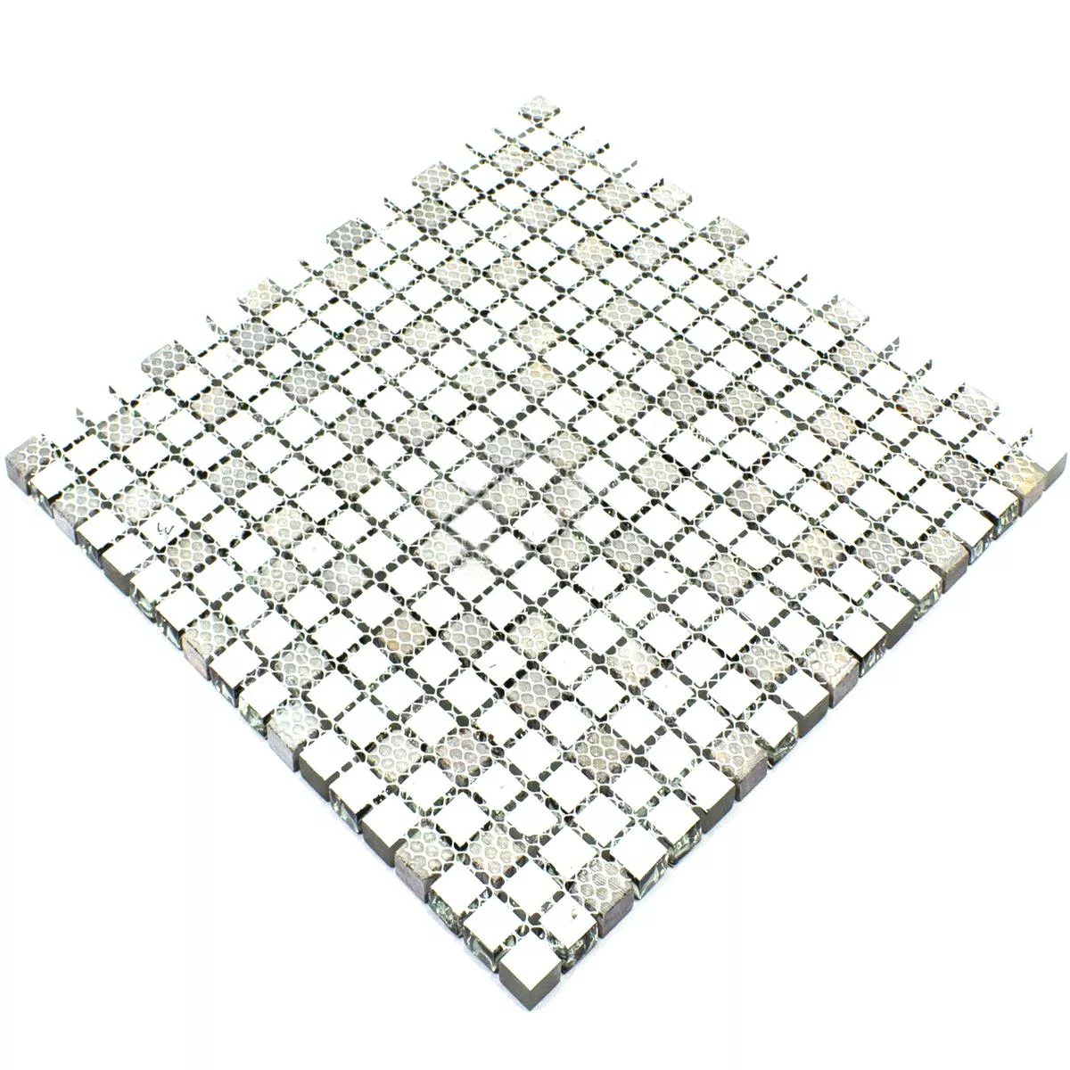 Sample Mosaic Tiles Glass Marble Estrella Brown