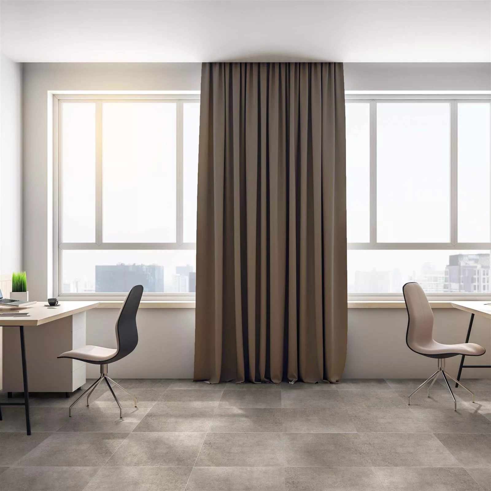 Sample Floor Tiles Stone Optic Despina Light Grey 45x45cm
