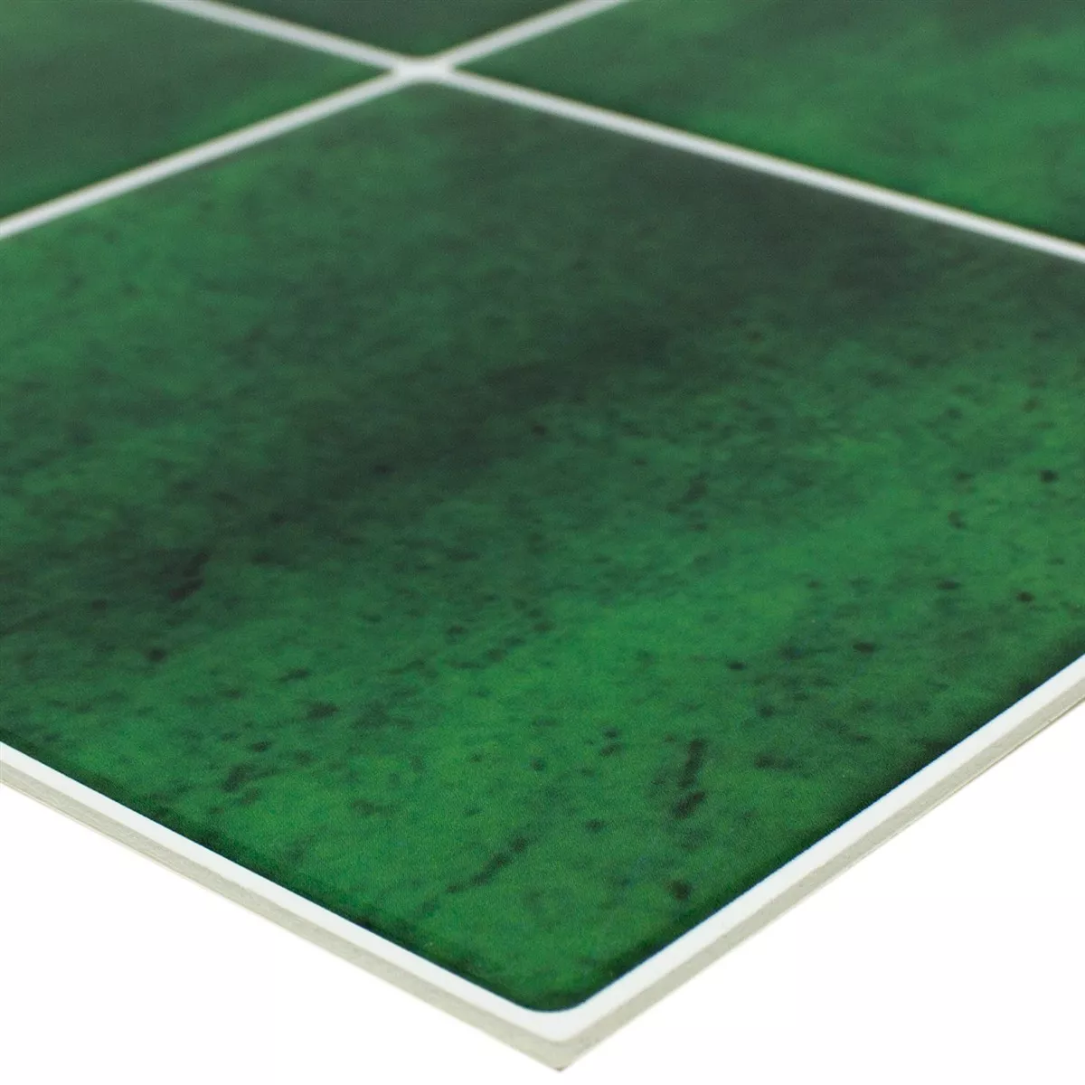 Mosaic Tile Lavin Green Glossy Self Adhesive
