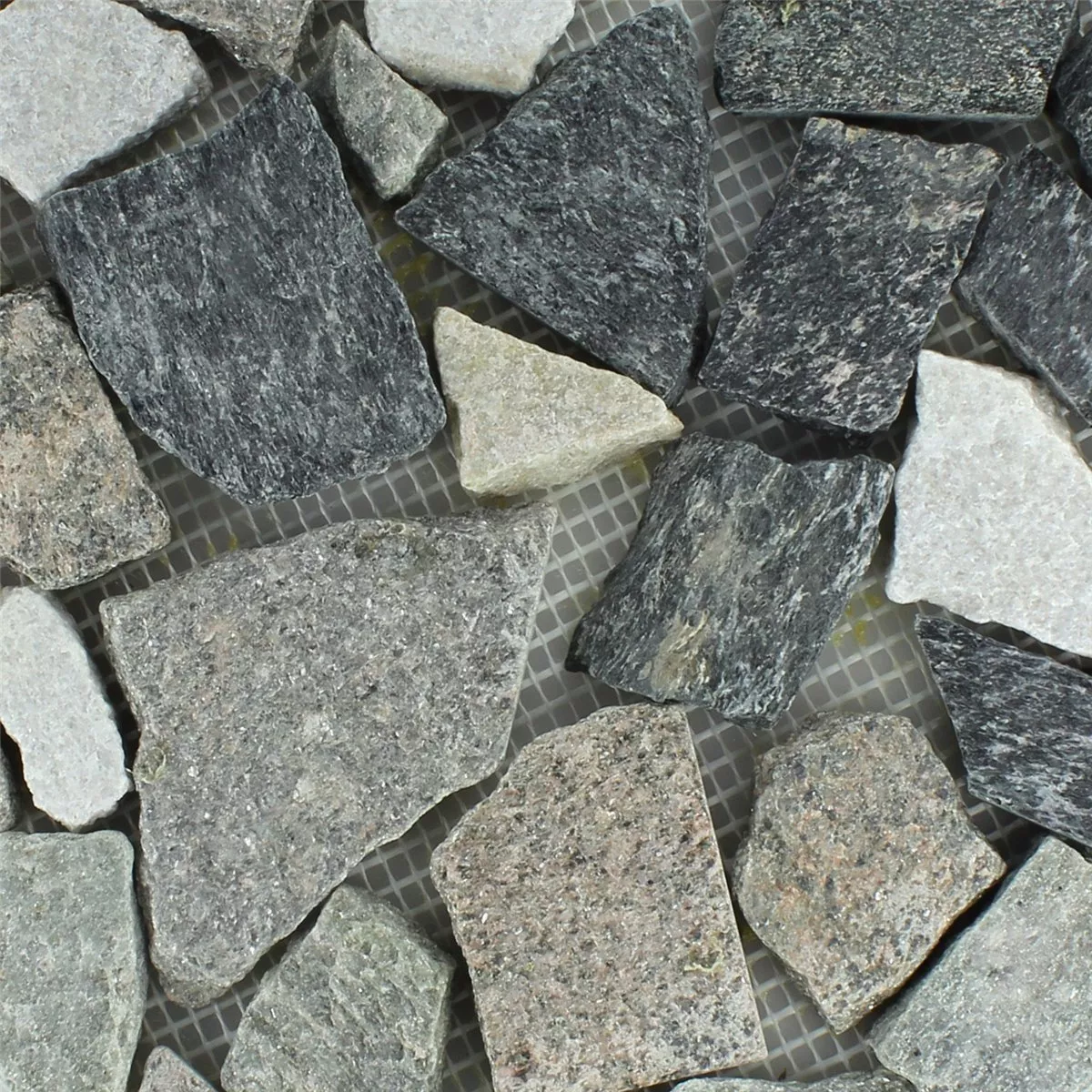 Sample Mosaic Tiles Marble Broken Basalt