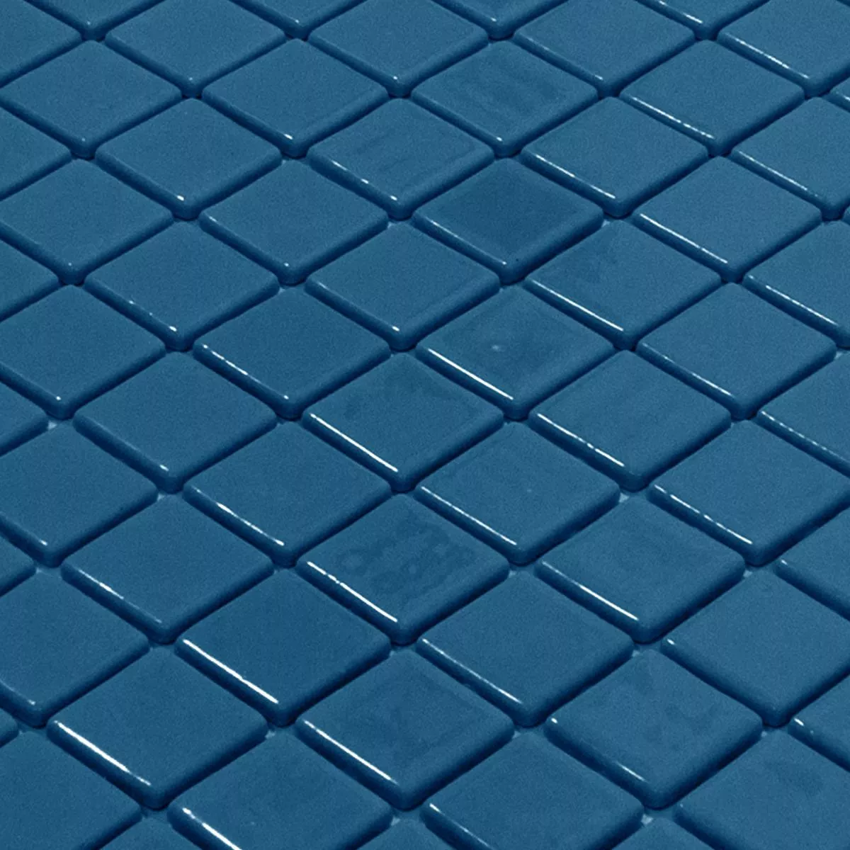 Glass Swimming Pool Mosaic Venetia Petrol