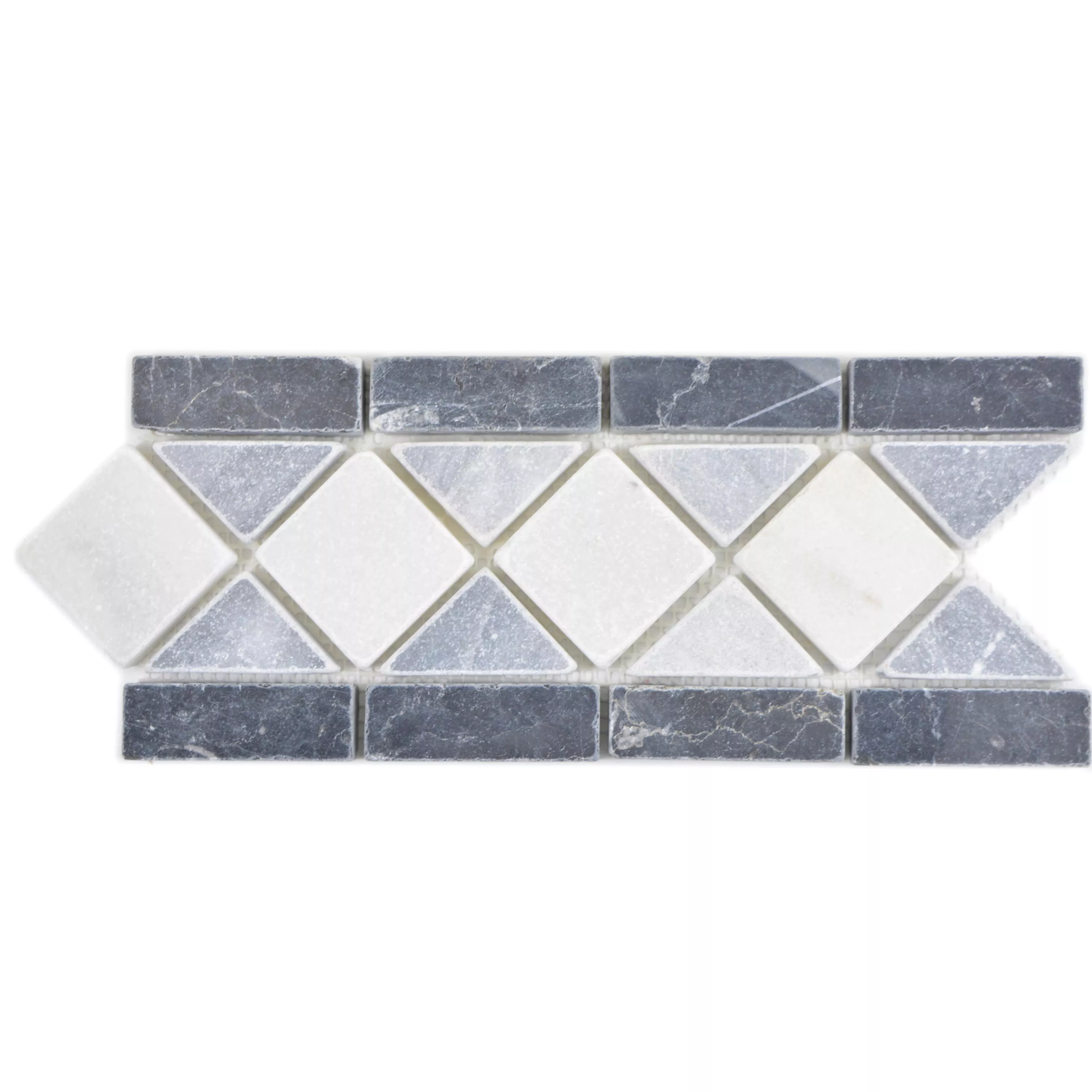 Natural Stone Border Prades Black White Grey Natural Stone Border Prades Black White Grey