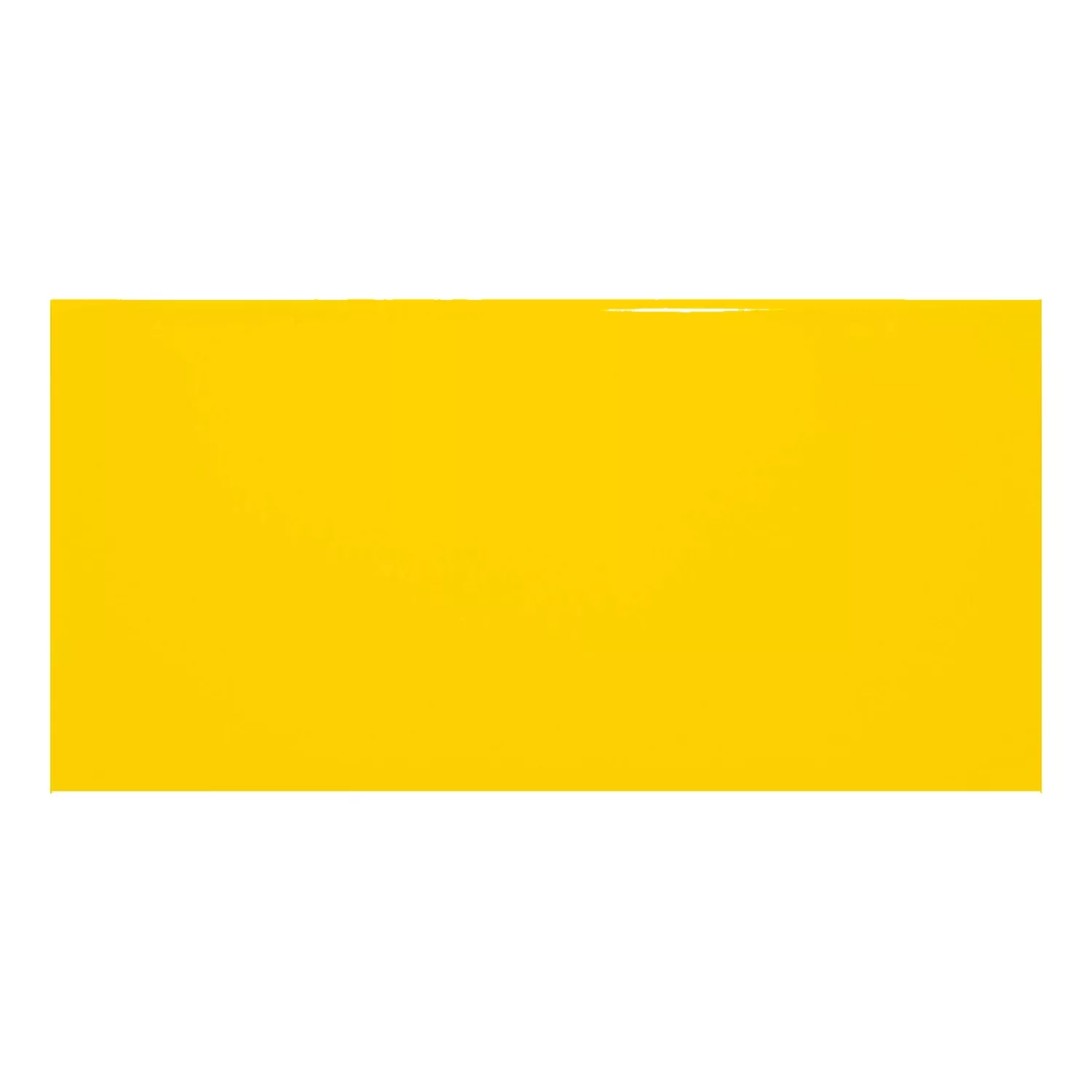 Metro tile Yellow Glossy 7,5x15 cm Without Facet Vivid Sol
