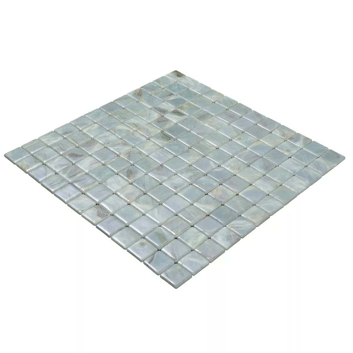 Glass Swimming Pool Mosaic Alassio Grey 25