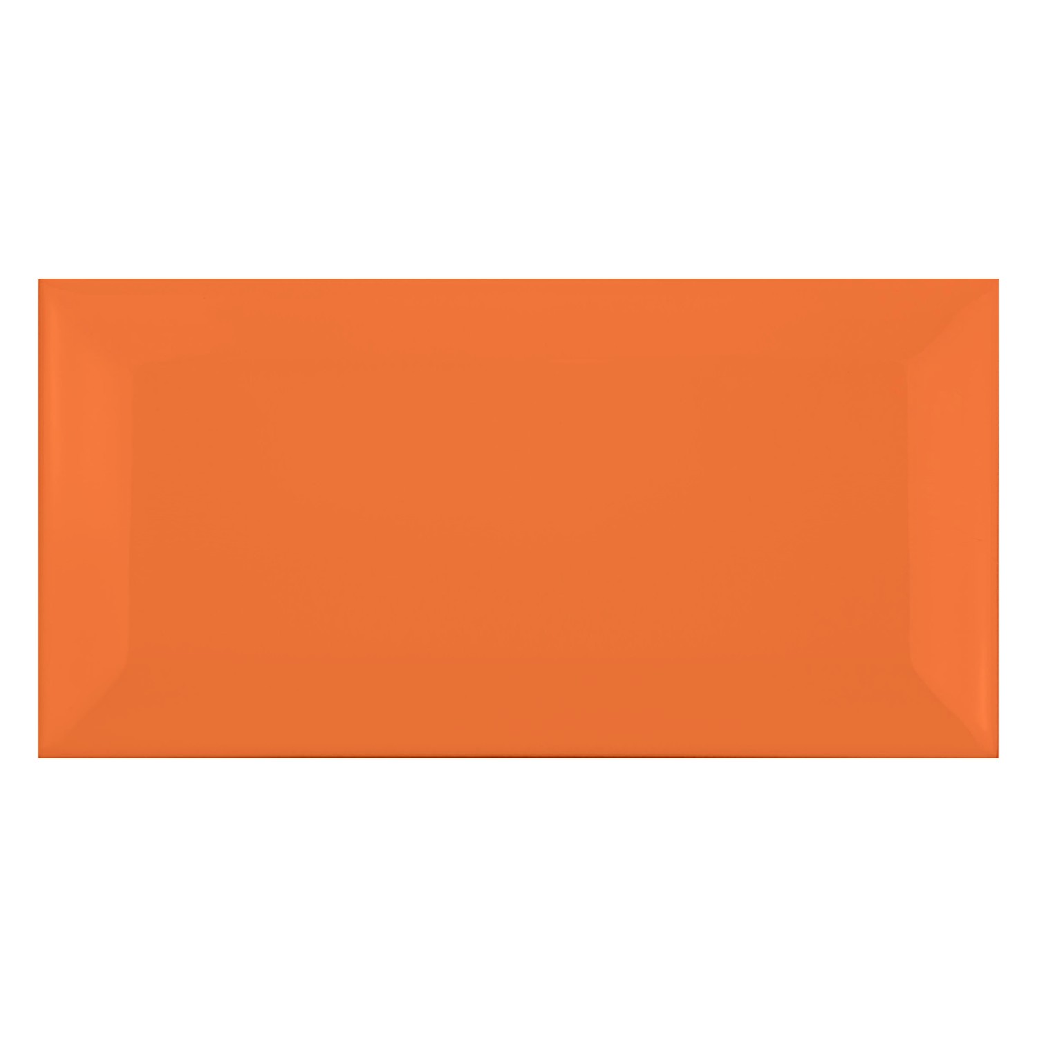 Metro tile Orange Mat 7,5x15 cm Facet Pitcox Naranja