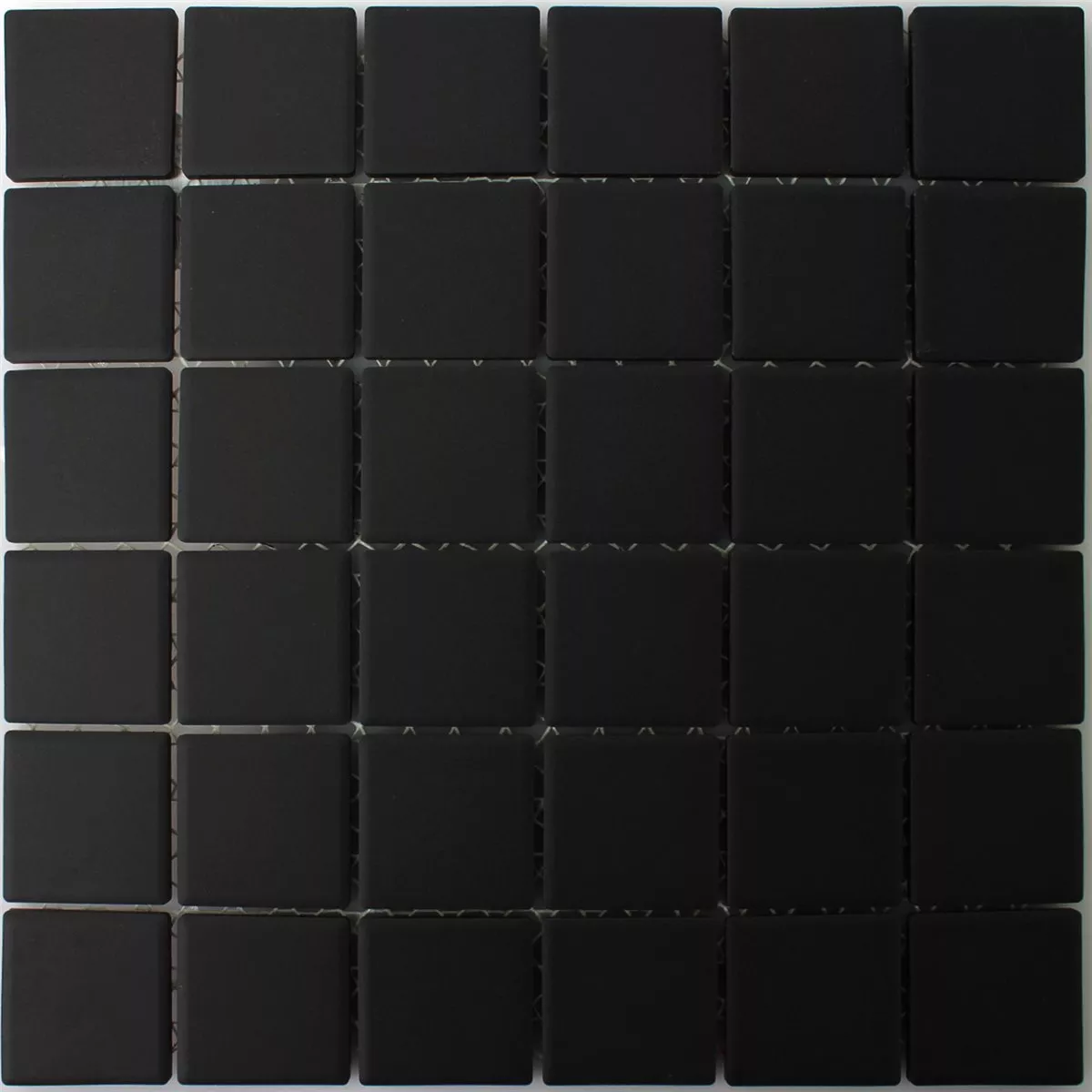 Sample Mosaic Tiles Ceramic Black Uni Non Slip Unglazed