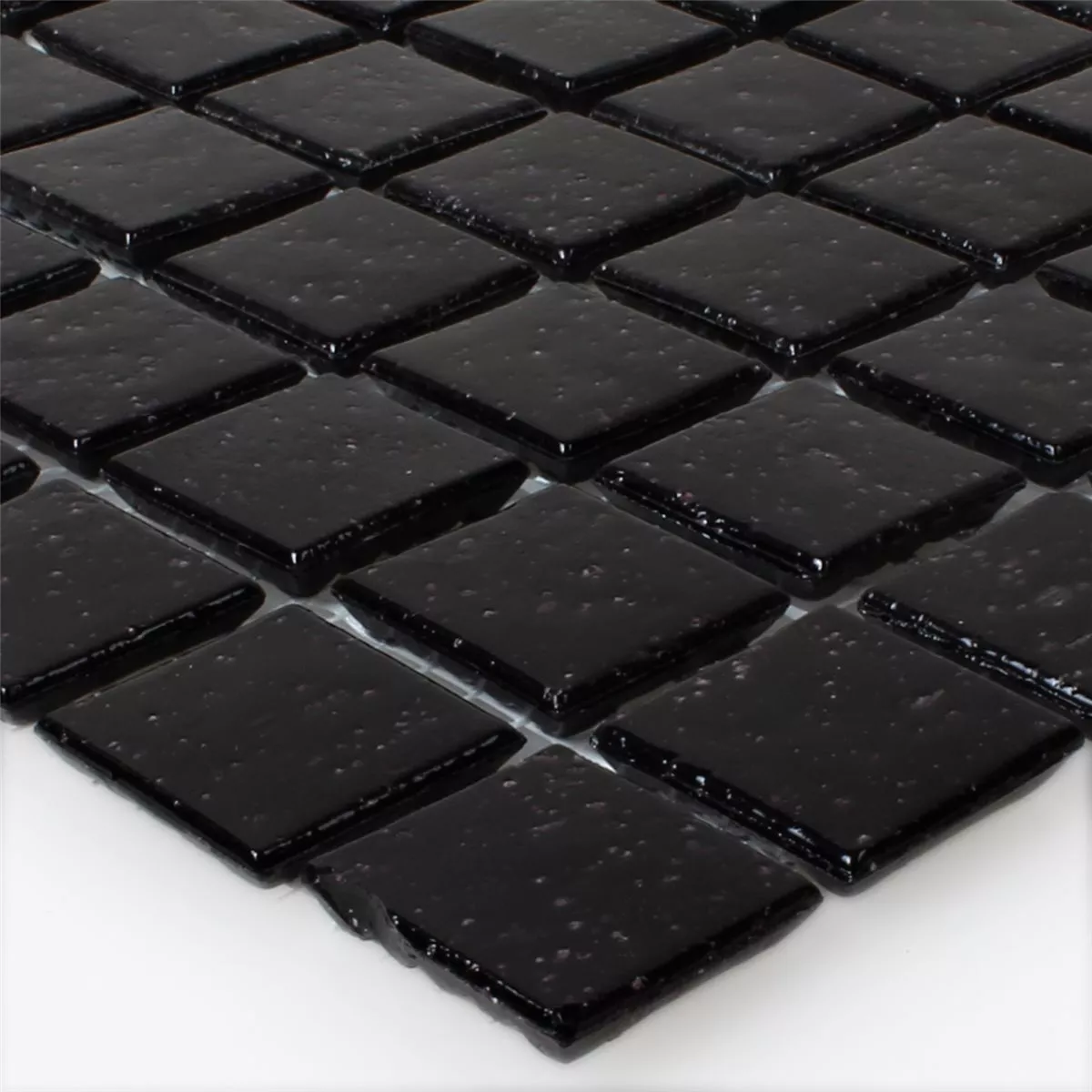 Mosaic Tiles Glass Black Uni 20x20x4mm Mosaic Tiles Glass Black Uni 20x20x4mm