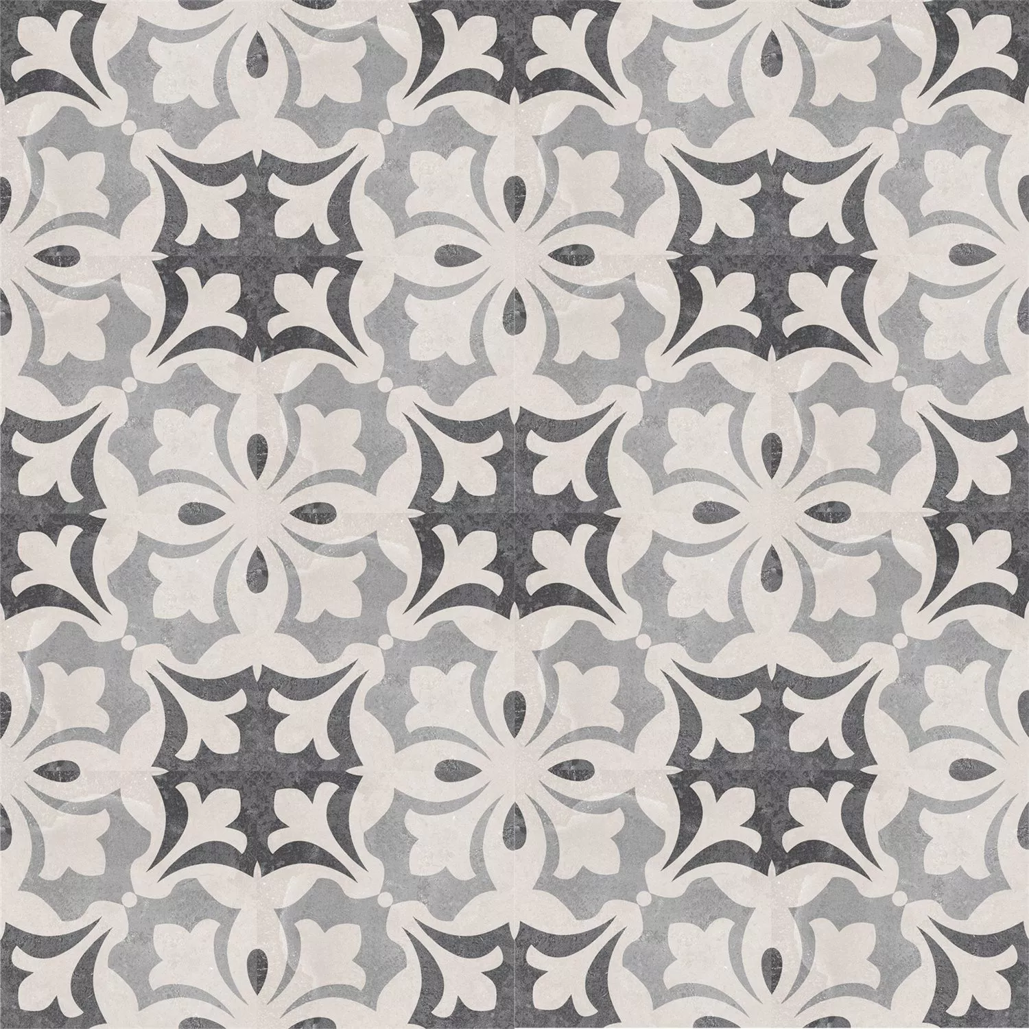 Sample Cement Tiles Retro Optic Gris Floor Tiles Miro 18,6x18,6cm