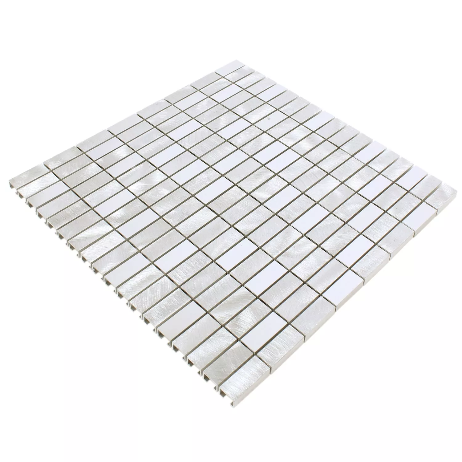 Mosaic Tiles Aluminium Arriba Silver