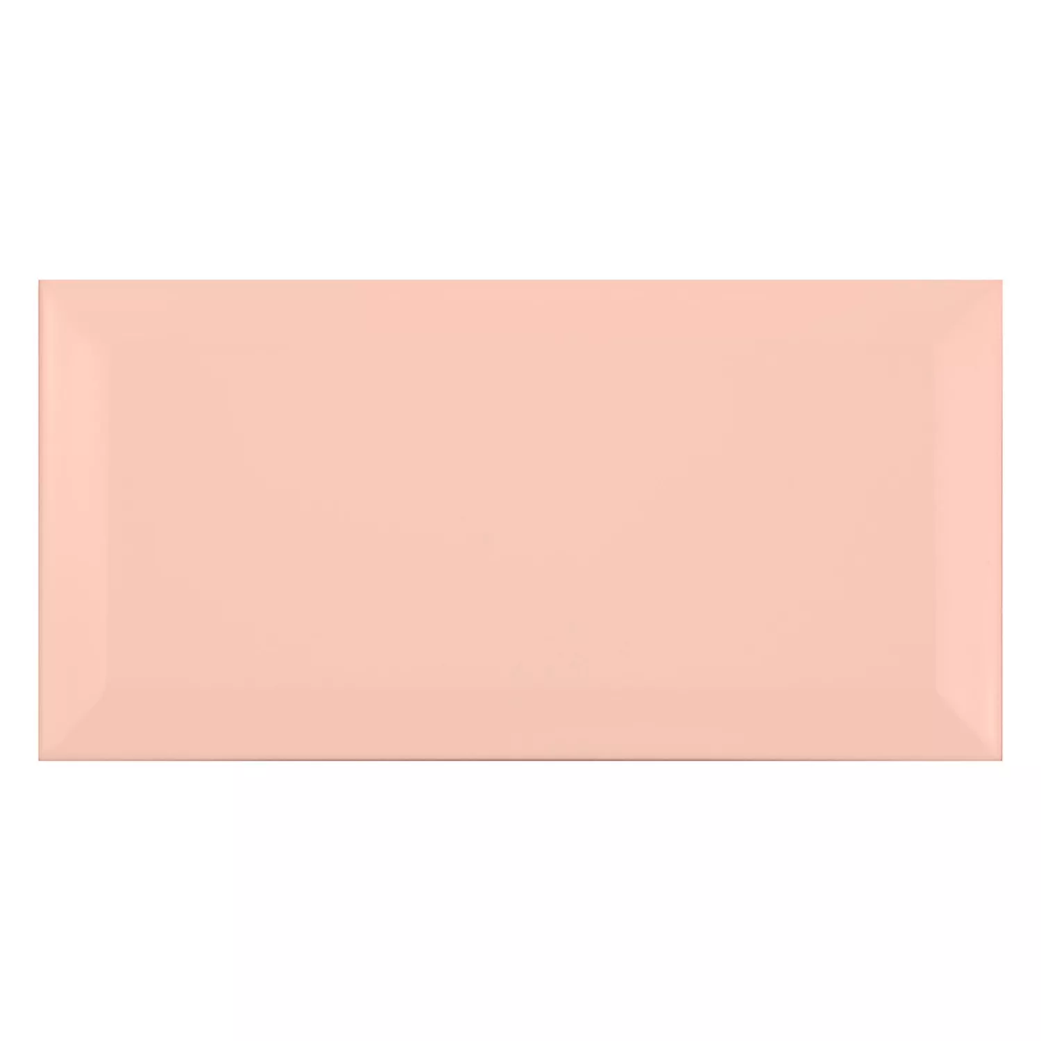 Metro tile Orange Mat 10x20 cm Facet Jasper Salmon