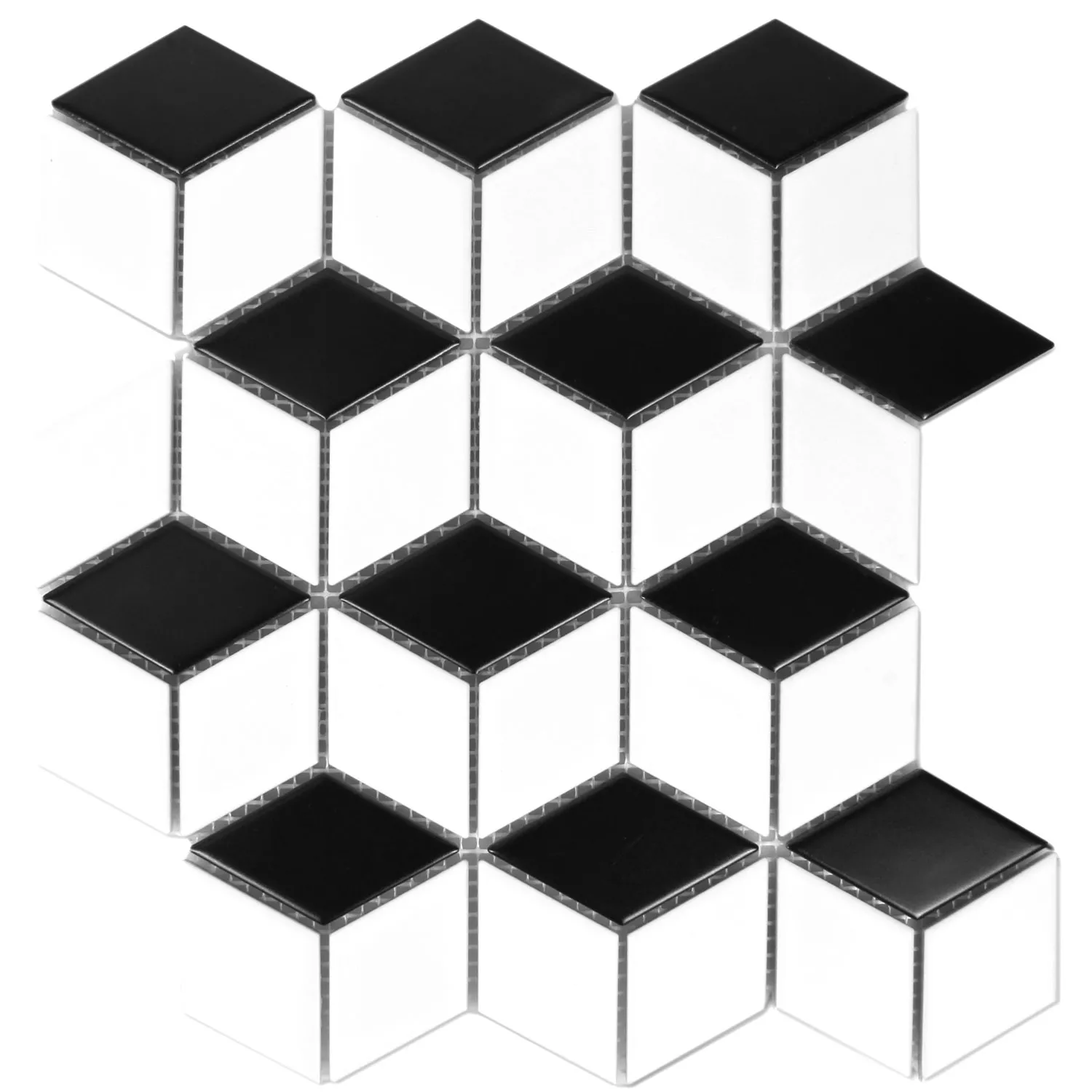 Ceramic Mosaic Kosmos 3D Cube Mat