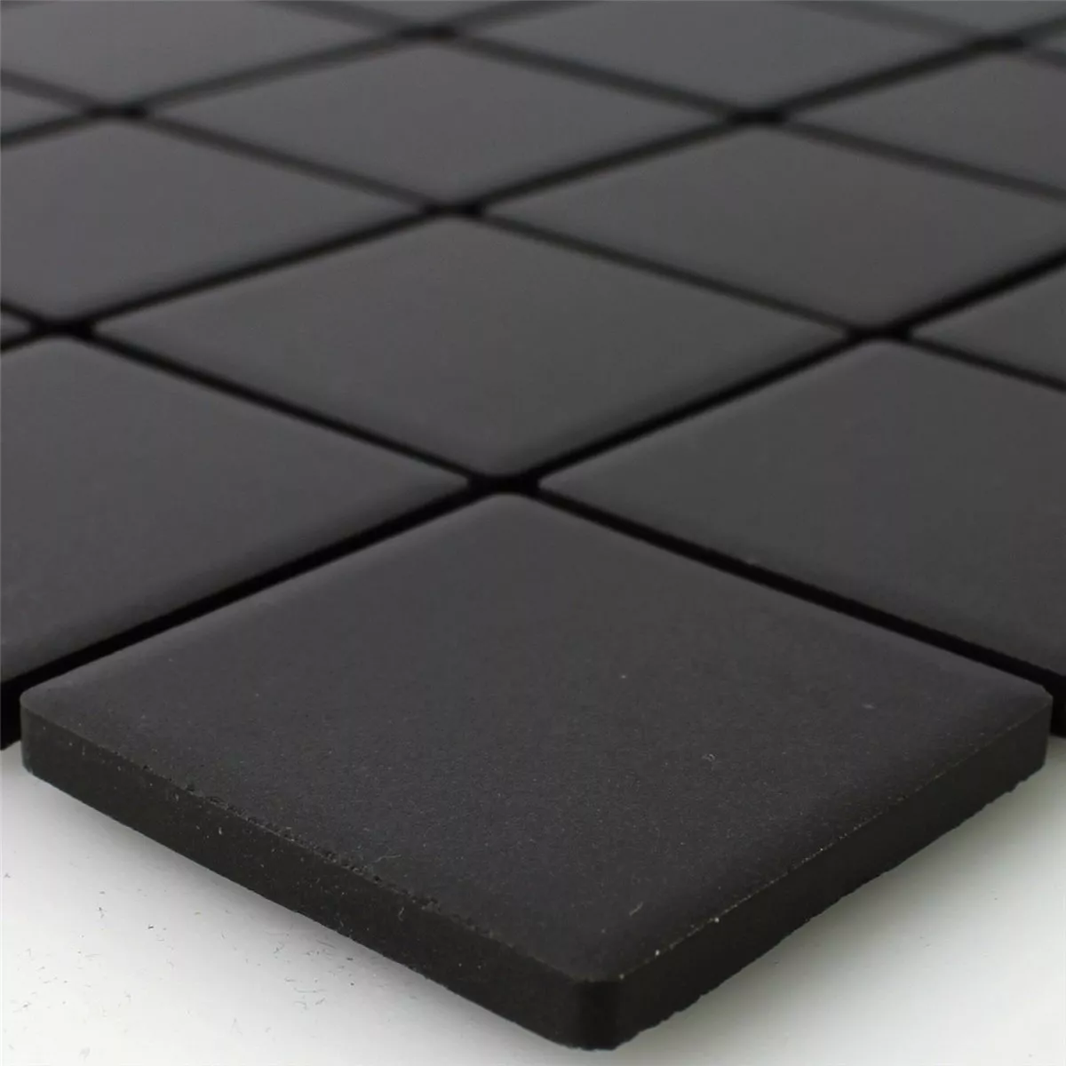 Mosaic Tiles Ceramic Black Uni Non Slip Unglazed Mosaic Tiles Ceramic Black Uni Non Slip Unglazed