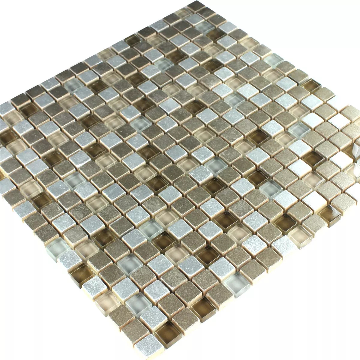 Sample Mosaic Tiles Glass Natural Stone Coffee Mix