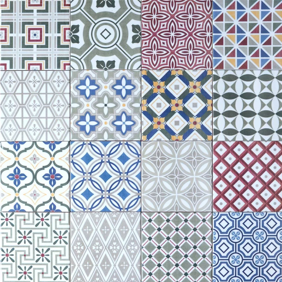 Wall Tiles Retro Vintage Optic Viviane 13,2x13,2cm