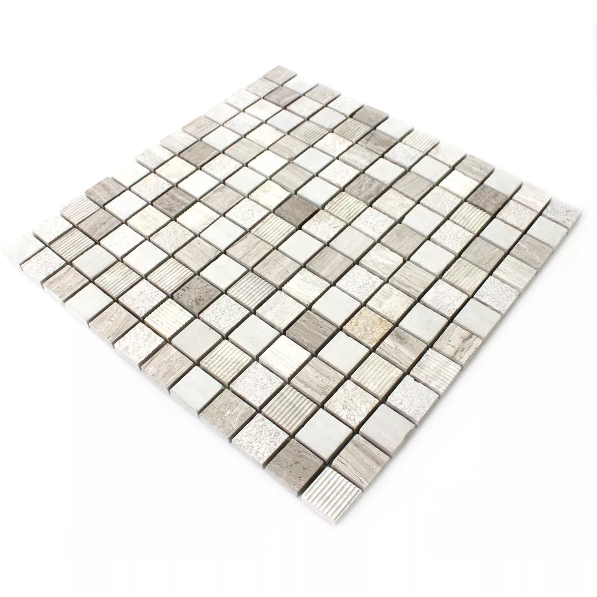 Sample Mosaic Tiles Natural Stone Macciato Beige Brown