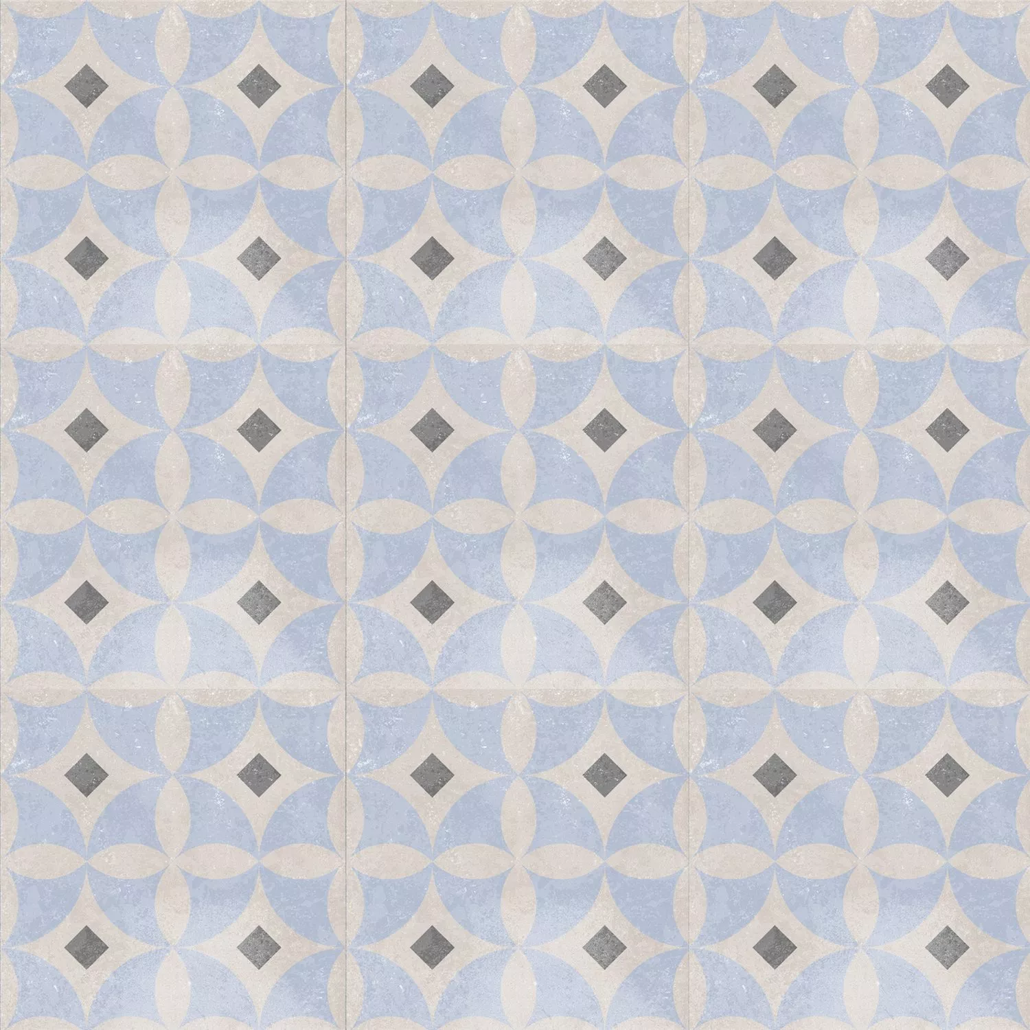 Sample Cement Tiles Retro Optic Gris Floor Tiles Josep 18,6x18,6cm