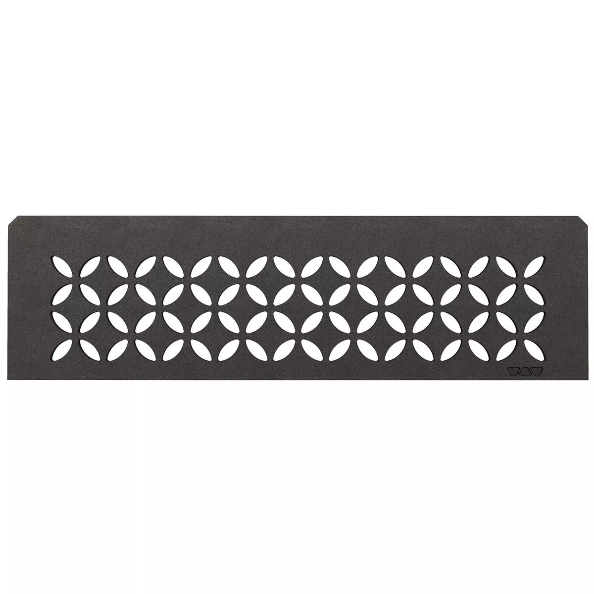 Nischen Wandablage Schlüter Rechteck 30x8,7cm Floral Anthrazit