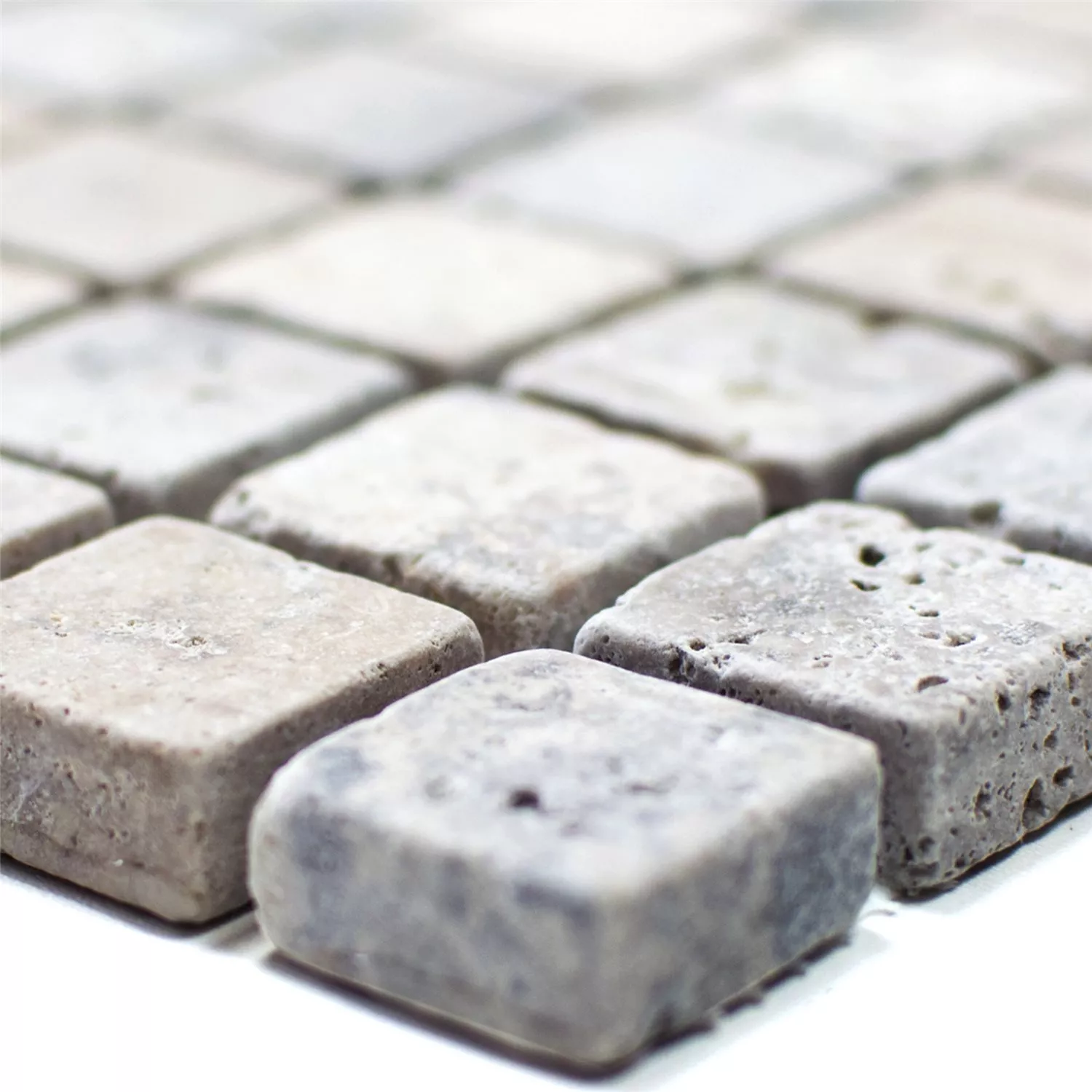 Mosaic Tiles Travertine Nestor Silver 23 Mosaic Tiles Travertine Nestor Silver 23