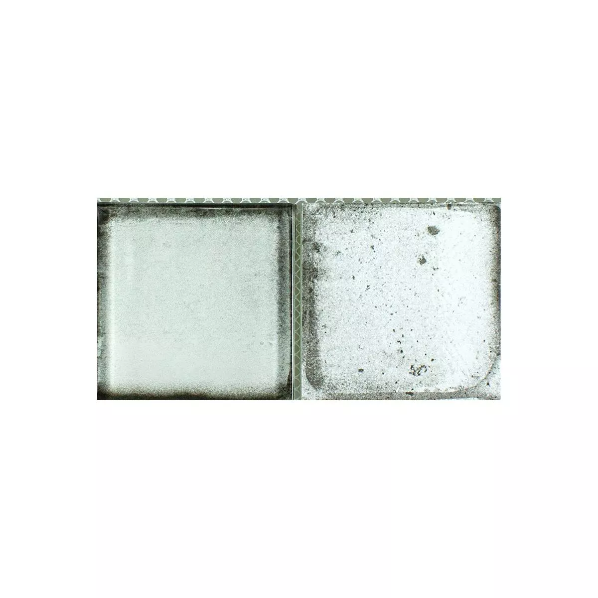 Sample Glass Mosaic Tiles Cement Optic Granada Light Grey