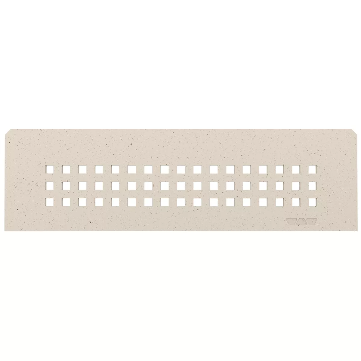 Niche wall shelf Schlüter rectangular 30x8.7cm Square ivory
