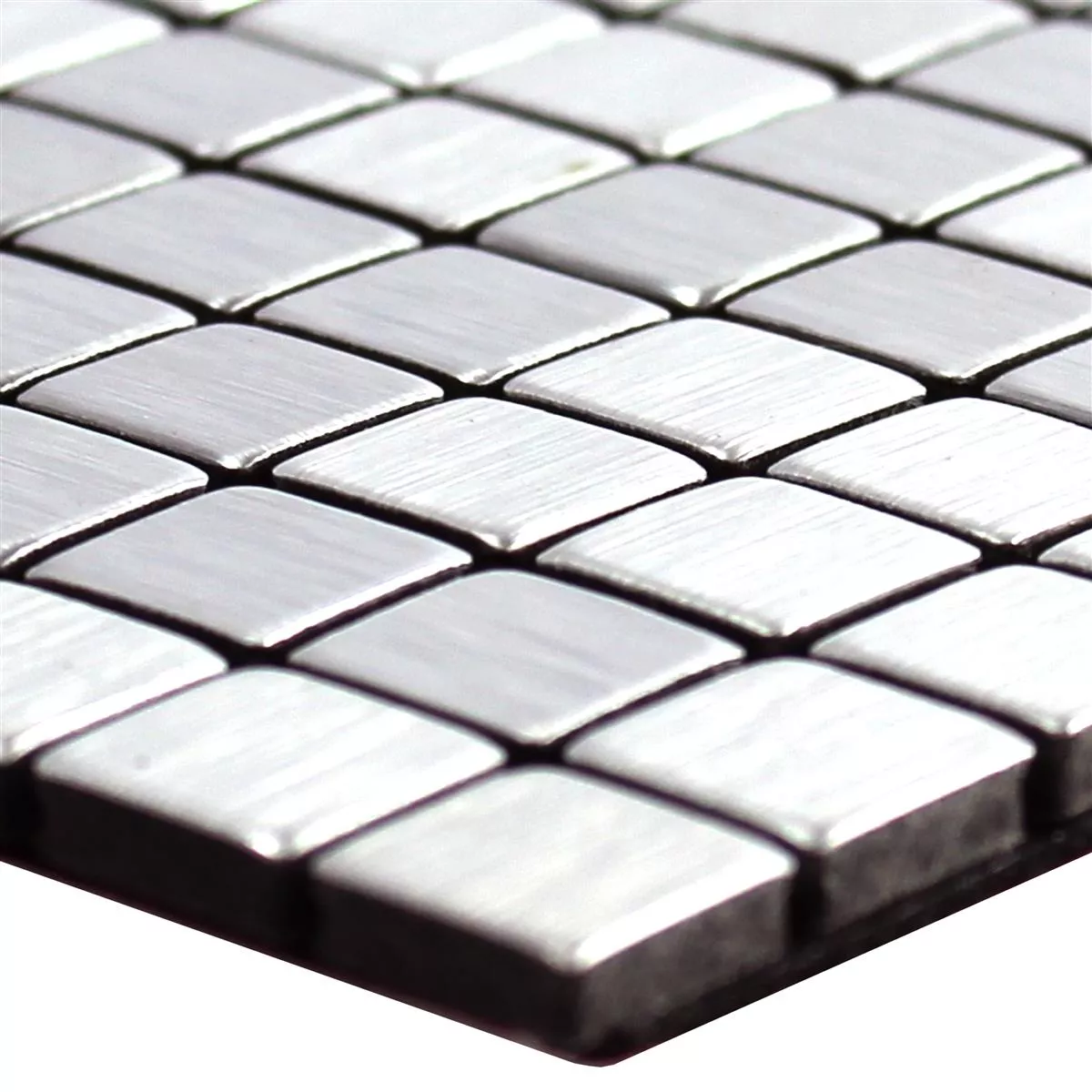 Metal Mosaic Tiles Wygon Self Adhesive Silver 10mm Metal Mosaic Tiles Wygon Self Adhesive Silver 10mm