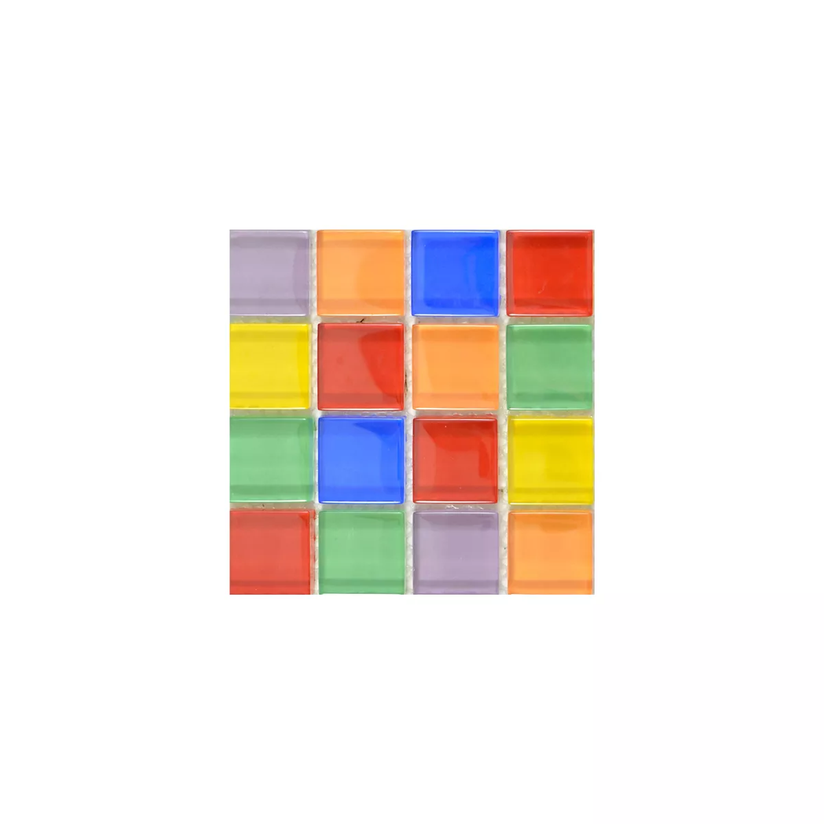 Sample Glass Mosaic Tiles Ararat Colored Mix