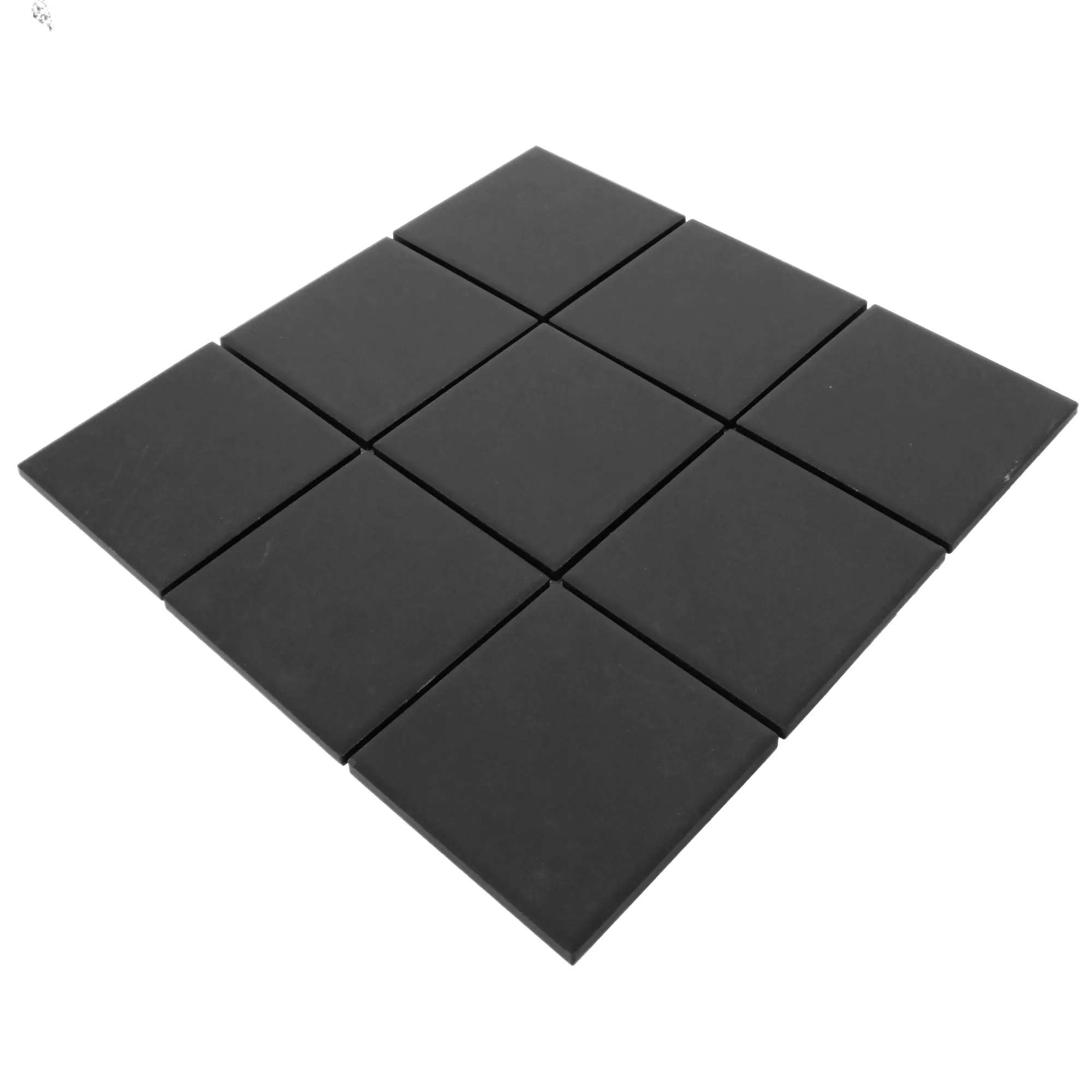 Mosaic Tiles Ceramic Miranda Black Unglazed R10