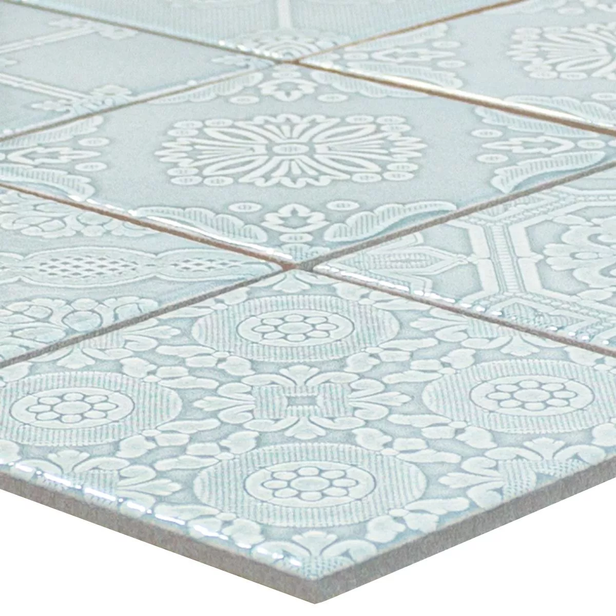 Ceramic Mosaic Tiles Rivabella Relief Green Ceramic Mosaic Tiles Rivabella Relief Green