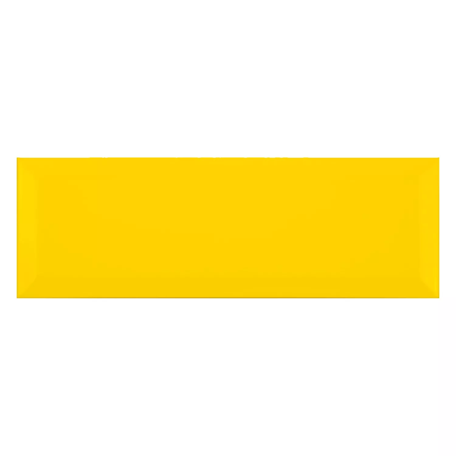 Metro tile Yellow Mat 10x30 cm Facet El Paso Sol