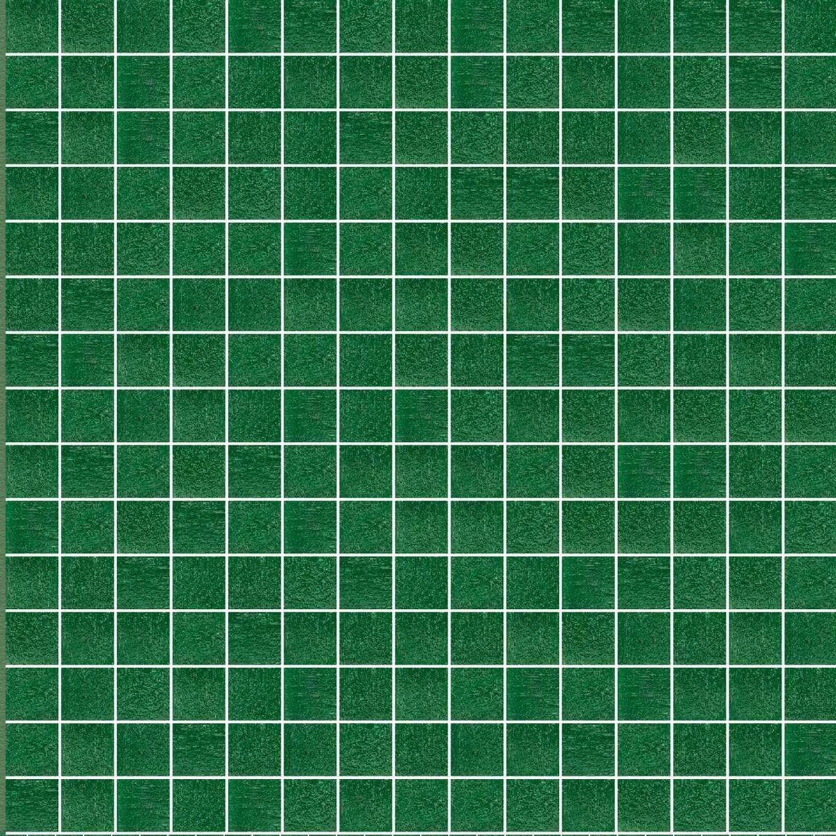 Glass Mosaic Tile Trend-Vi Vitreo 104 Green 20x20mm