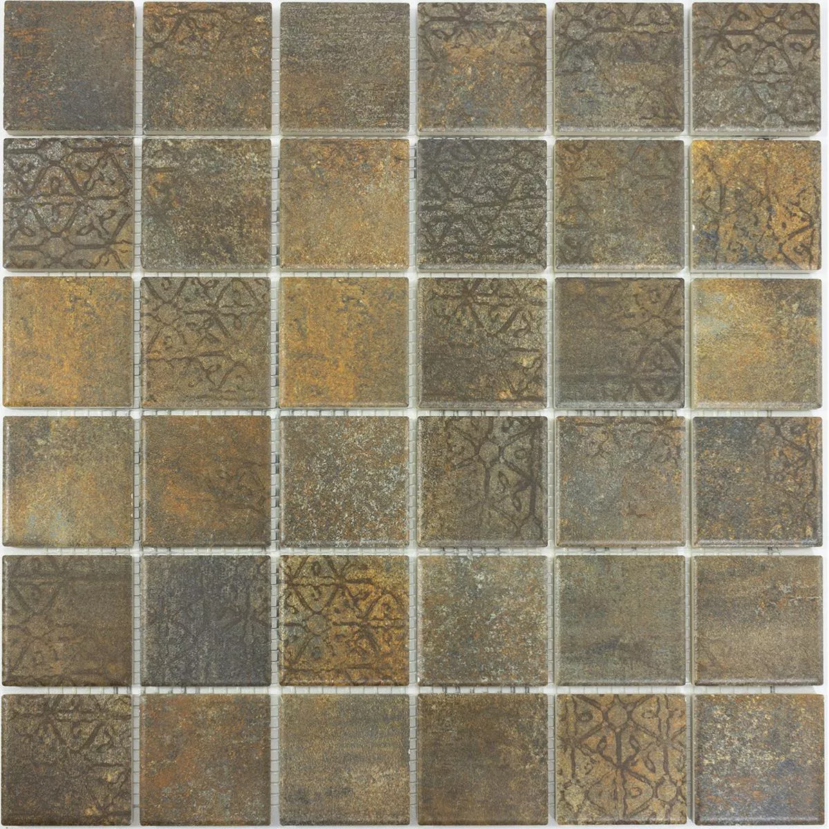 Ceramic Mosaic Tiles Sorrento Brown