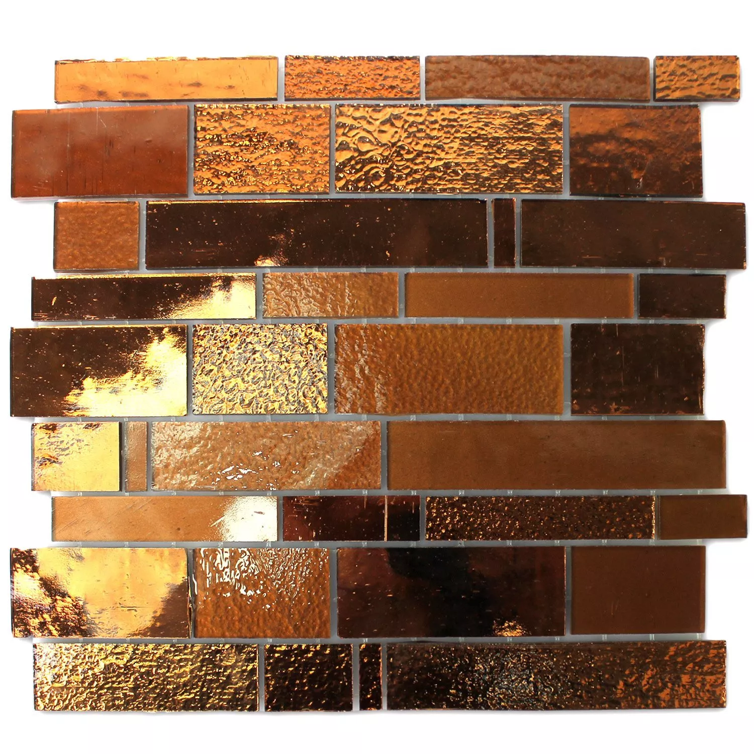 Mosaic Tiles Trend-Vi Glass Metropolis Amber