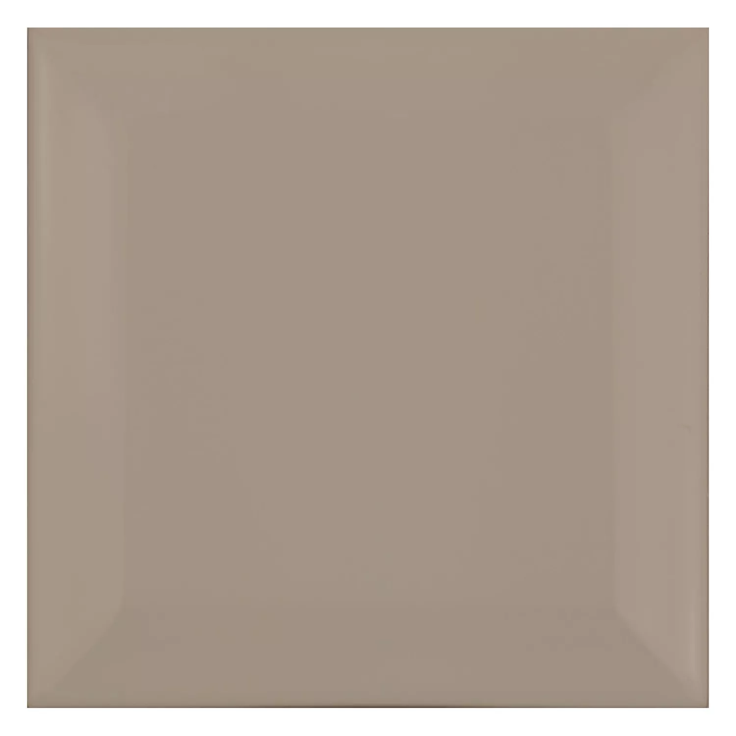 Metro tile Brown Mat 10x10 cm Facet Catarina Mink