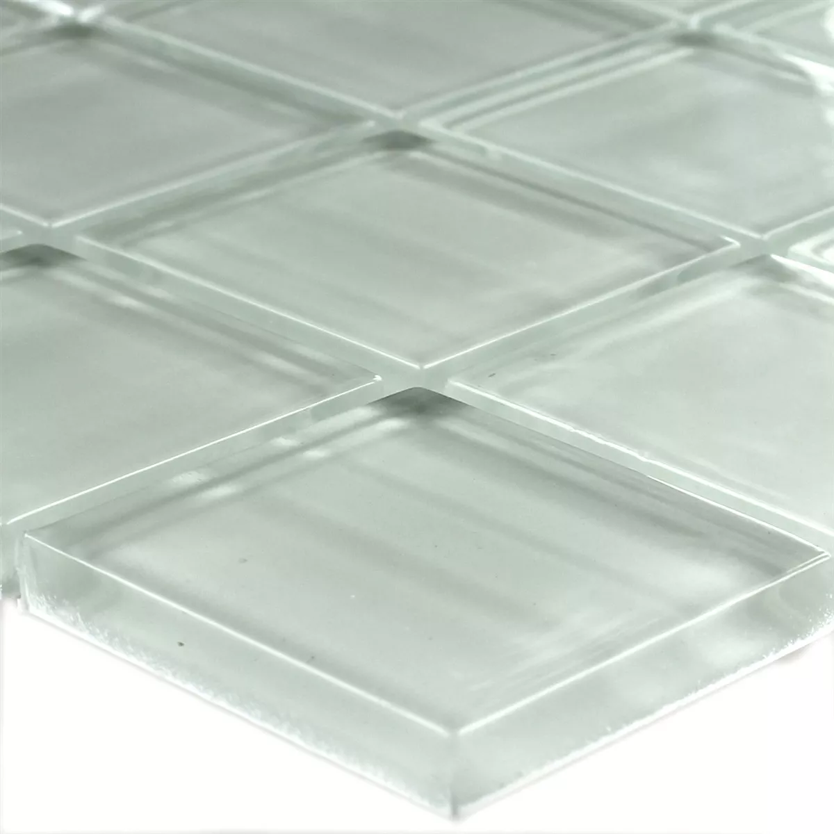 Sample Mosaic Tiles Glass Columbia White Striped Sample Mosaic Tiles Glass Columbia White Striped