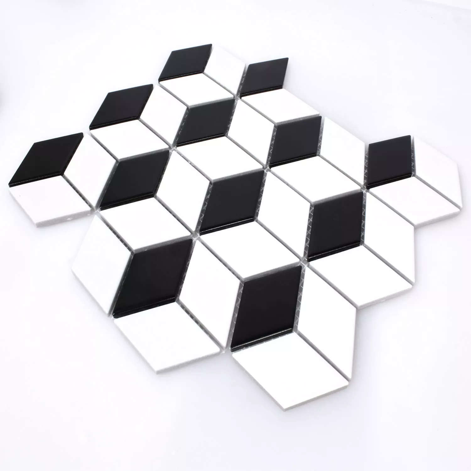 Sample Ceramic Mosaic Kosmos 3D Cube Mat