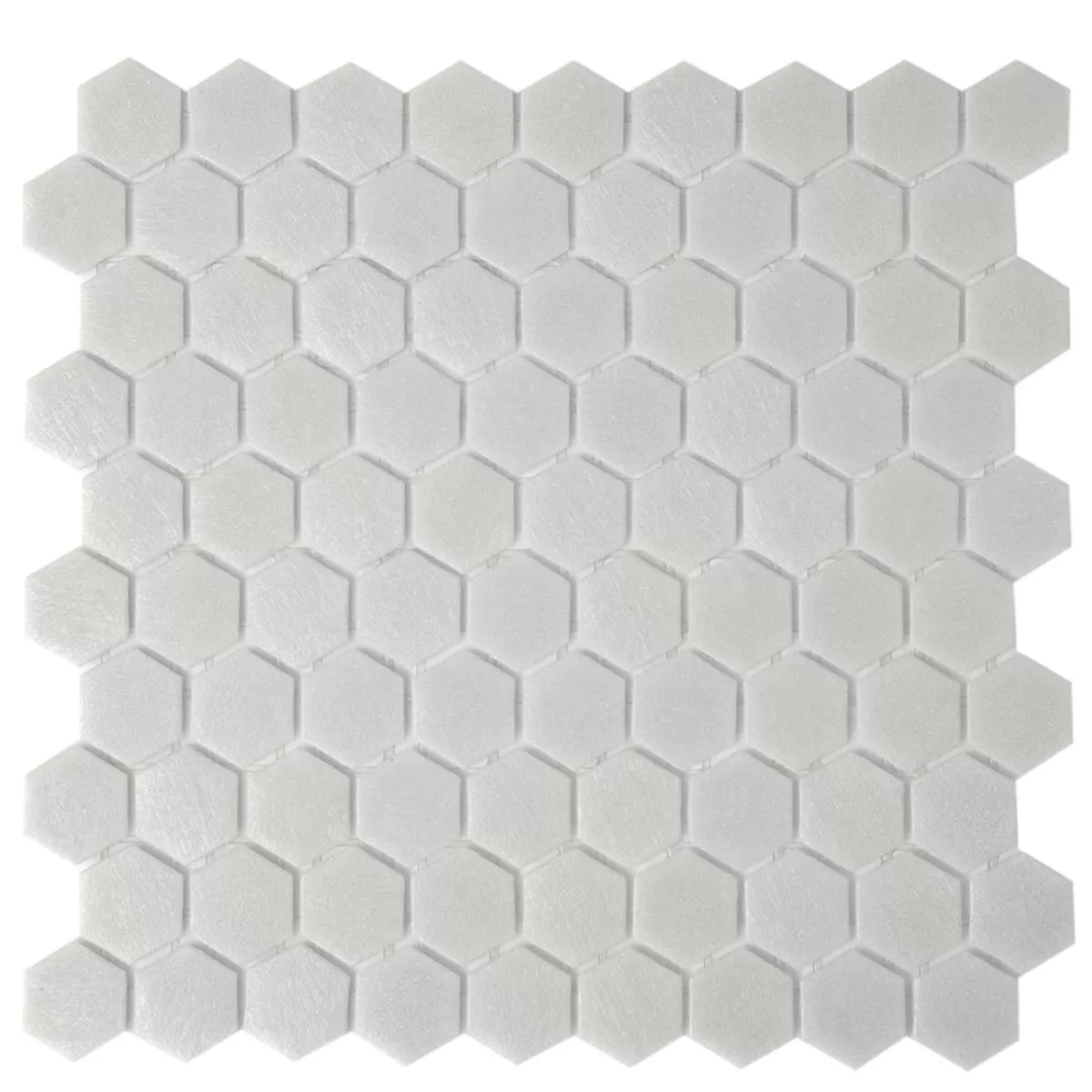 Glass Mosaic Tiles Trend-Vi Hexagonal 150 Light Grey Glass Mosaic Tiles Trend-Vi Hexagonal 150 Light Grey