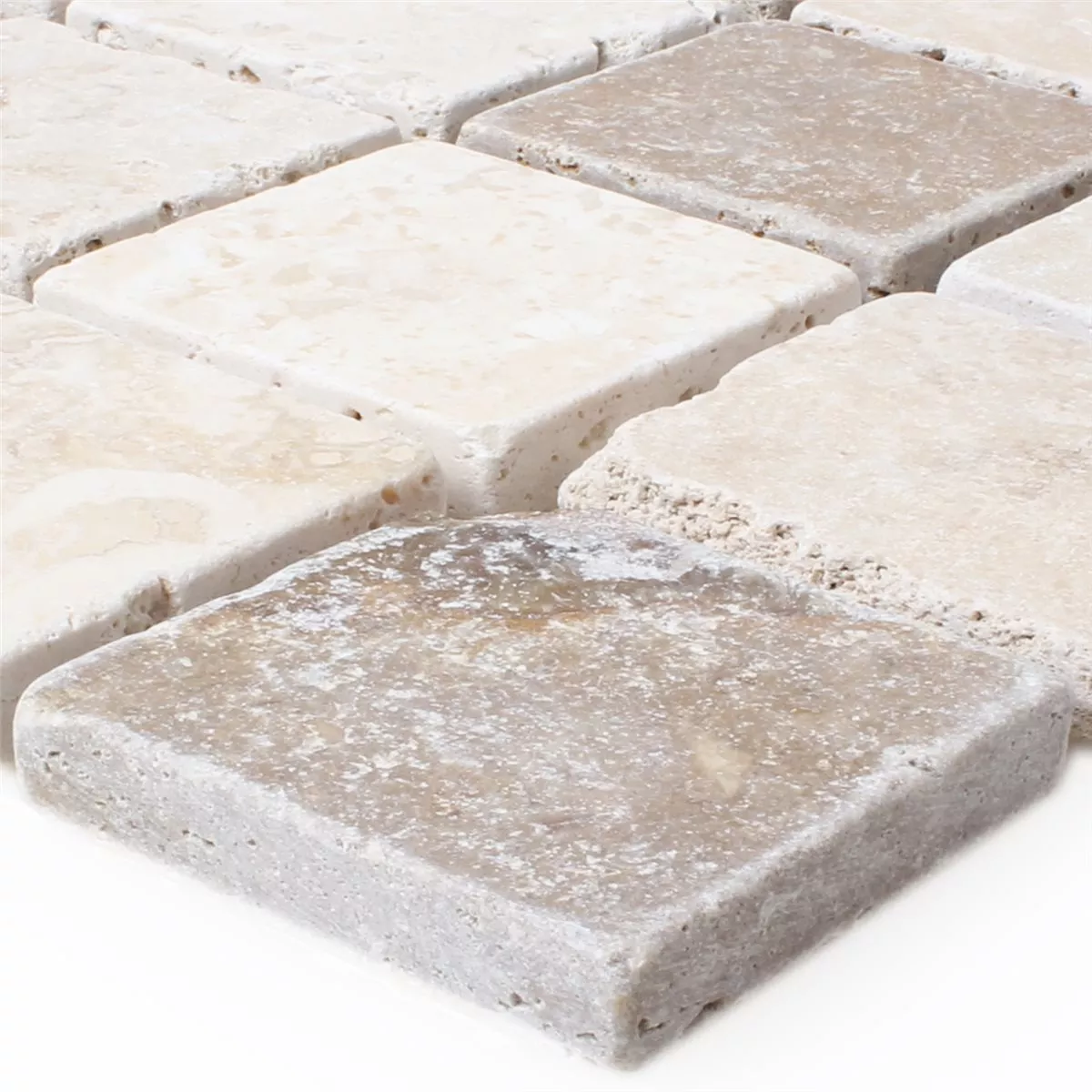 Mosaic Tiles Travertine Chiaro Noce Mosaic Tiles Travertine Chiaro Noce