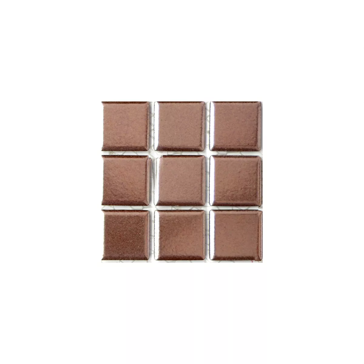 Sample Ceramic Mosaic Tiles Zando Copper Square