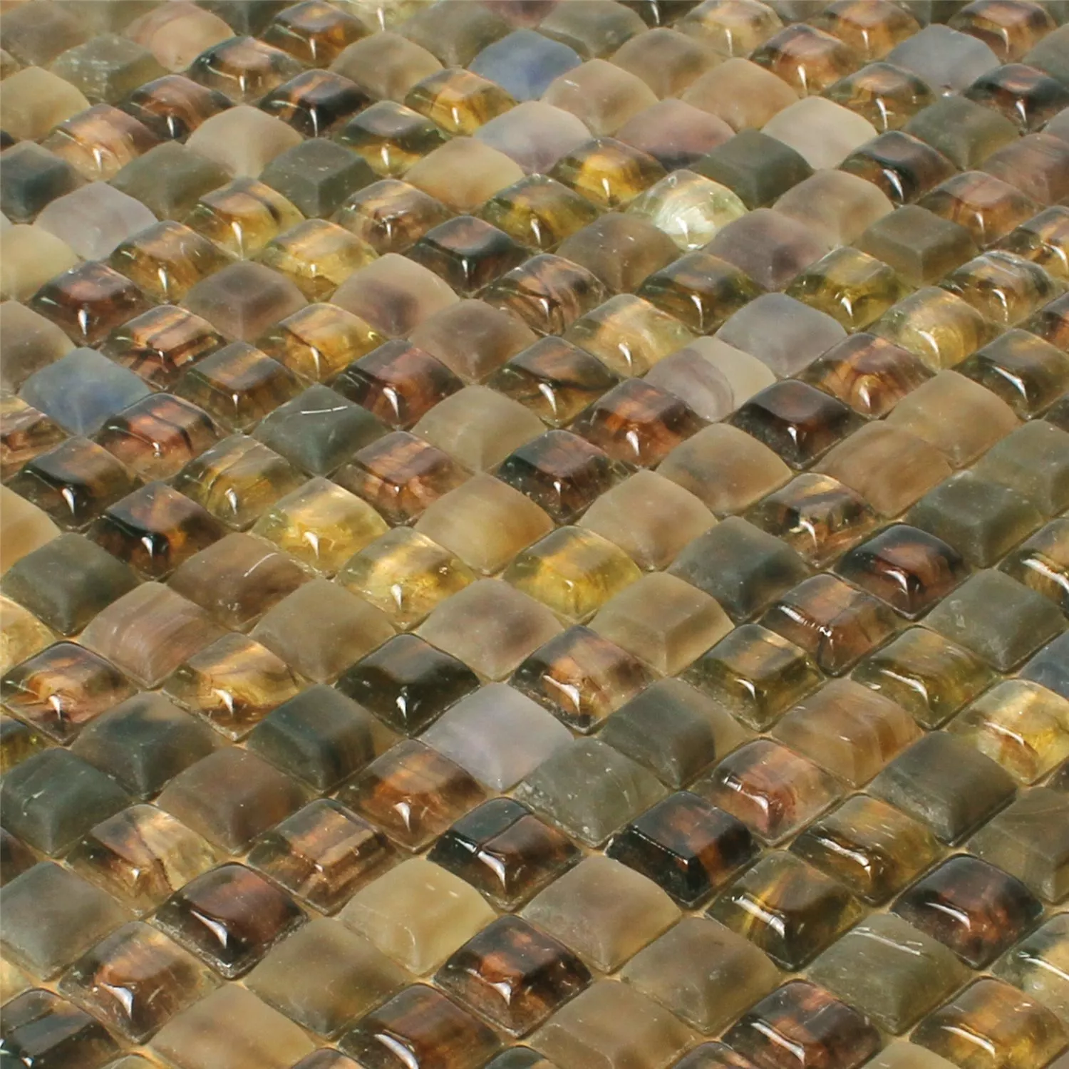 Glass Swimming Pool Mosaic Tiles Pergamon Brown