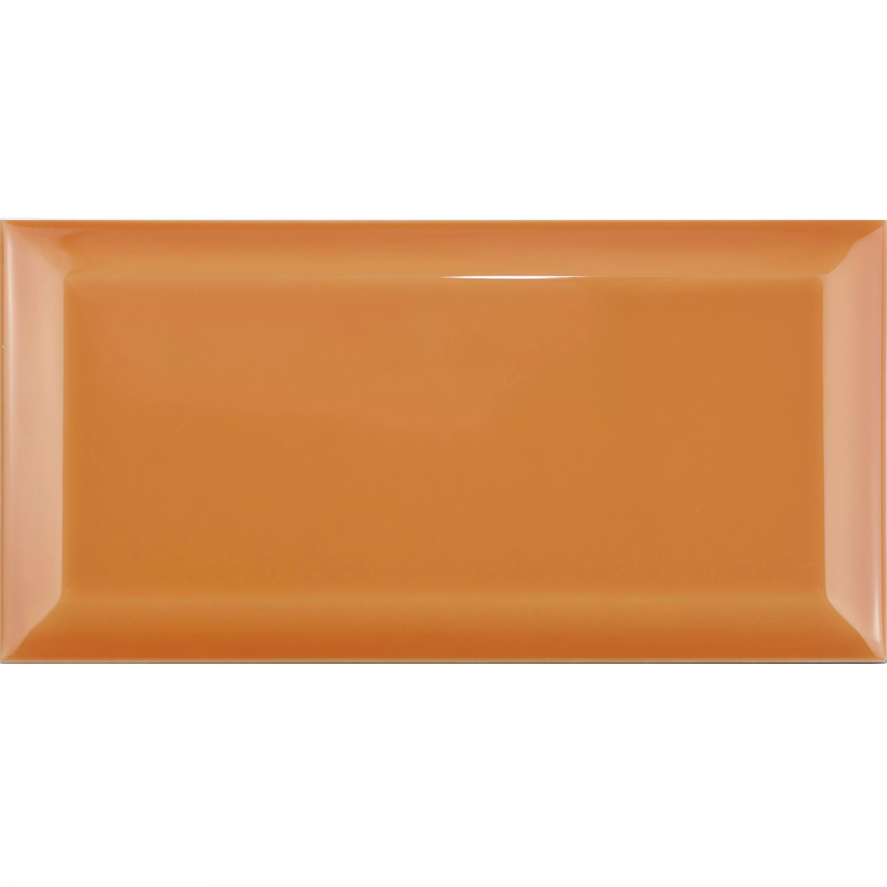 Metro Wall Tiles Brussel Facet 10x20x0,7cm Naranja Metro Wall Tiles Brussel Facet 10x20x0,7cm Naranja